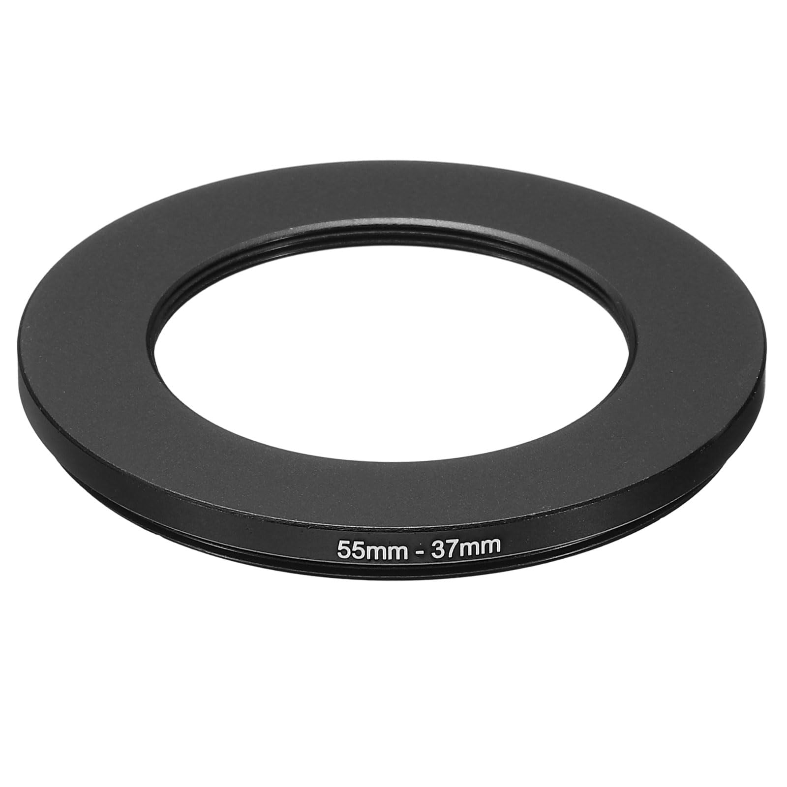 Patikil 55Mm 37Mm Metal Step Down Ring, Camera Lens Filter Adapter Ring Aluminum Filter Adapter Ring For Camera Lenses Hood, Bla