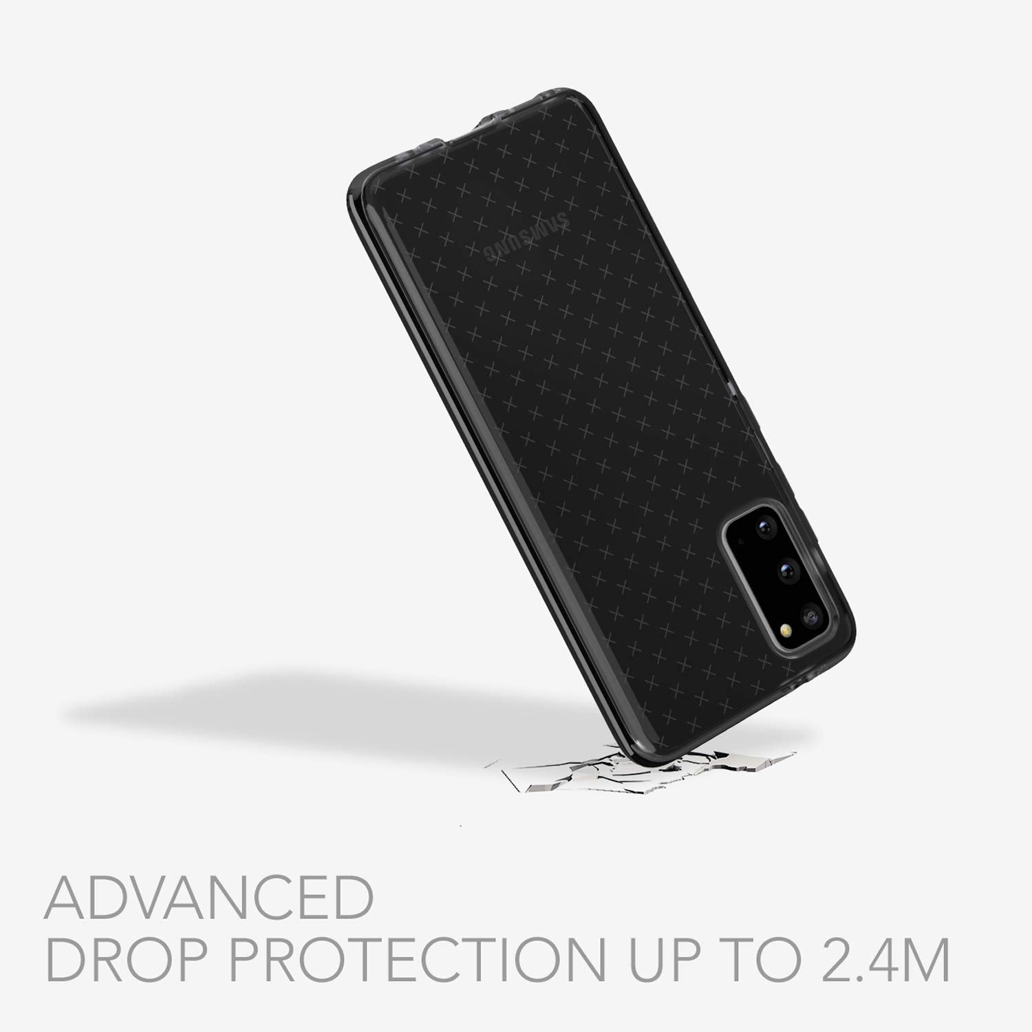 Tech21 Evo Check For Samsung Galaxy S20 5G Phone Case   Hygienically Clean Germ Fighting Antimicrobial Properties With 12Ft Drop