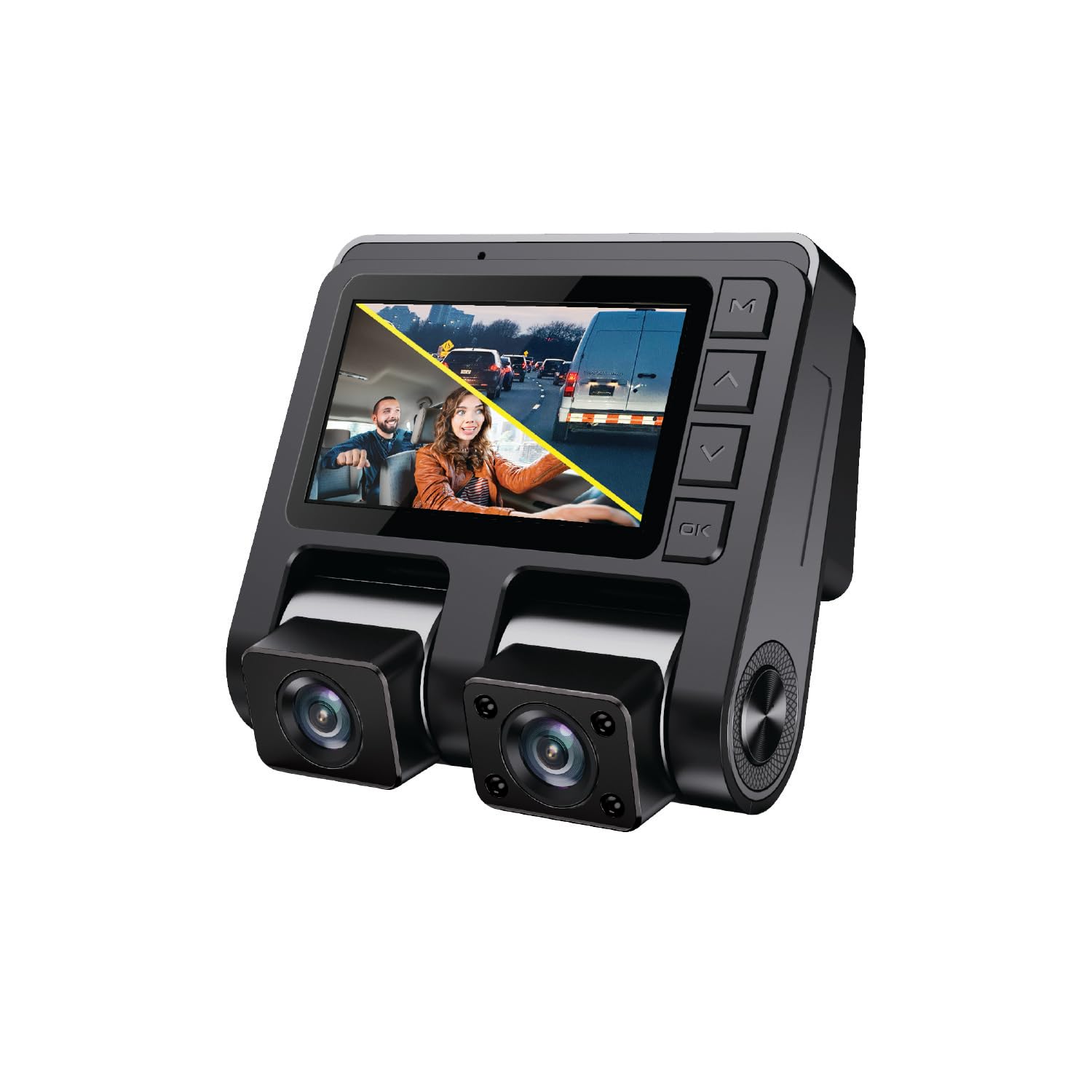 Front/Rear Dashcam W/Display