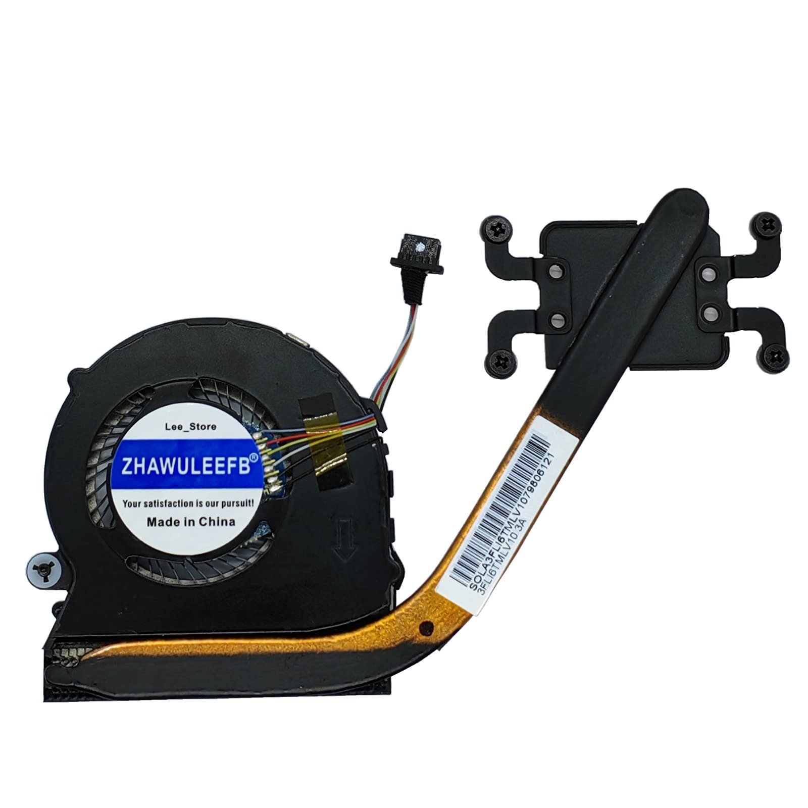 ZHAWULEEFB Replacement New Cooling Fan and Heatsink for Lenovo ThinkPad Yoga 11E Laptop P/N 00HT850 EG50050S1-C660-S9A DC5V 2.25