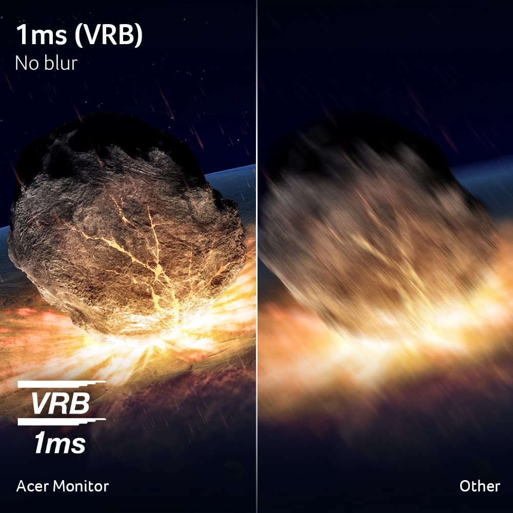 Acer Nitro 31.5 Inch Wqhd 2560 X 1440 1500R Curved Pc Gaming Monitor | Amd Freesync | Up To 180Hz Refresh | 1Ms Vrb | Speakers |