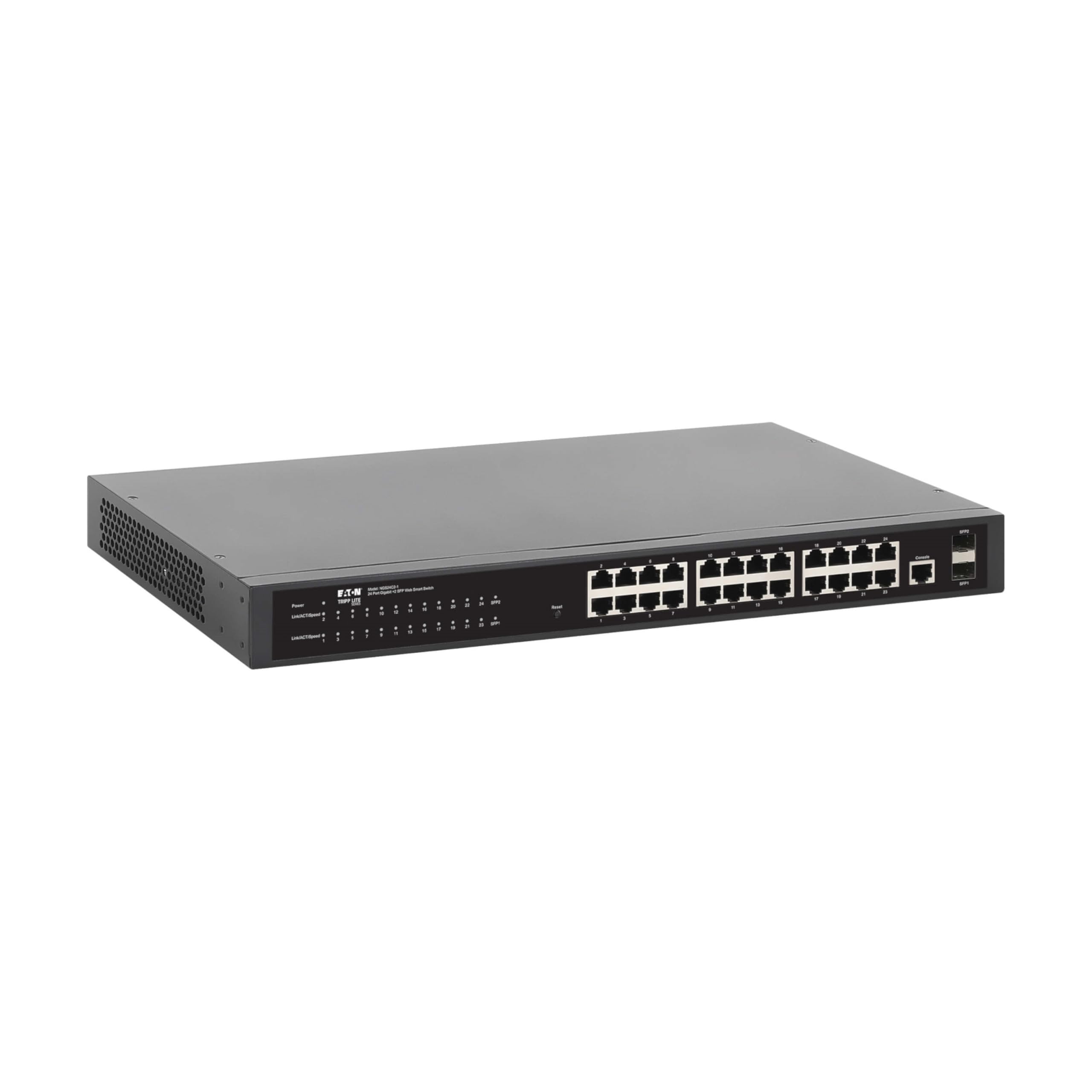 Tripp Lite Series 24-Port Managed Gigabit Ethernet Switch - Layer 2, 1 Gbps, 2X