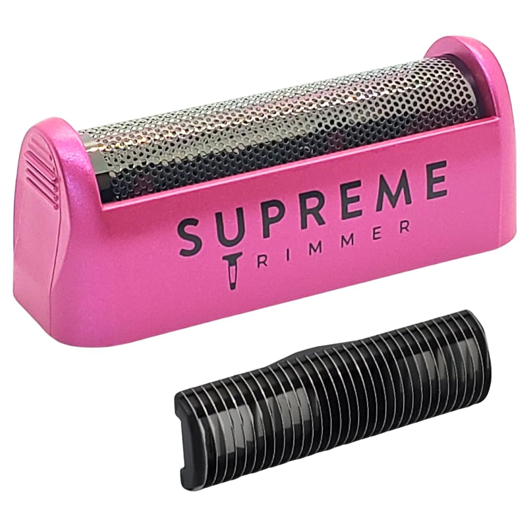 Supreme Trimmer Replacement Foil & Cutter Sb11 | Hypoallergenic Foil For Stf101 Solo | Pink