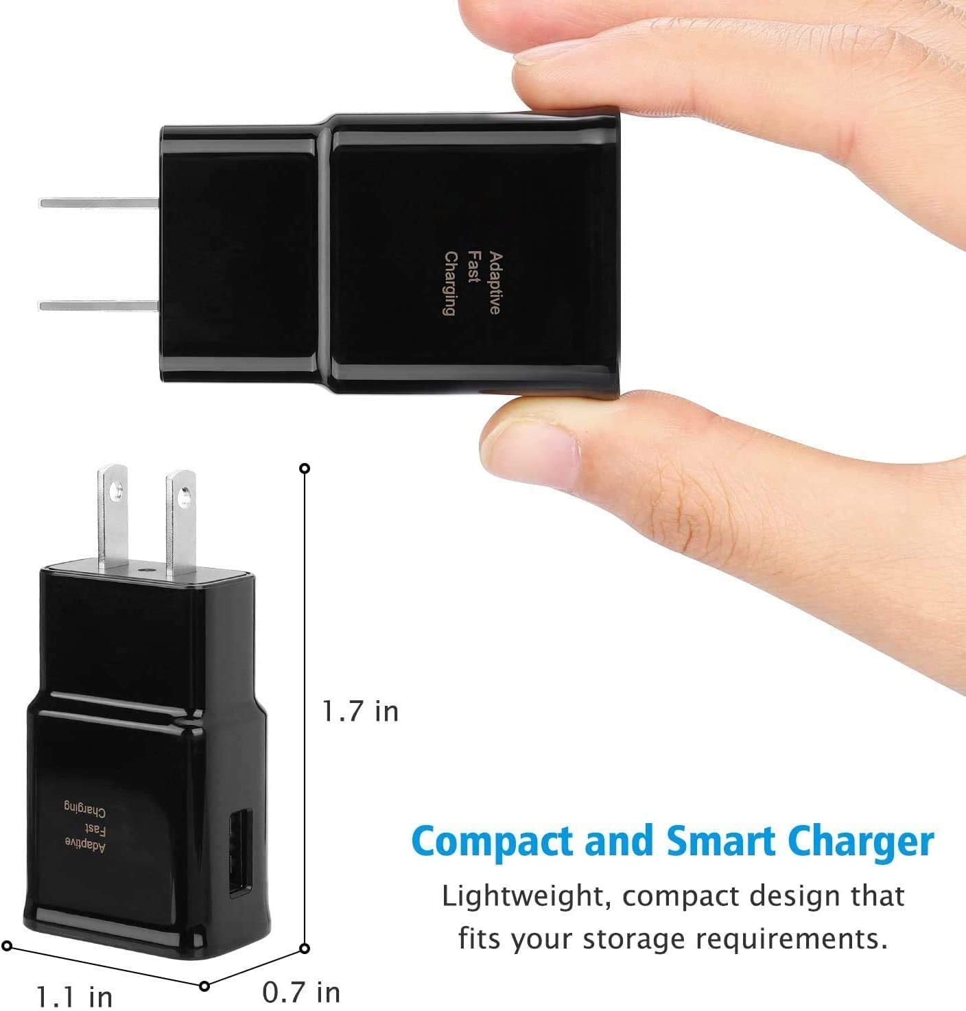 Adaptive Fast Charging Block Usb Wall Charger Plug Travel Adapter Android Phone Charger For Samsung Galaxy S23/S22/S22 Ultra/S21