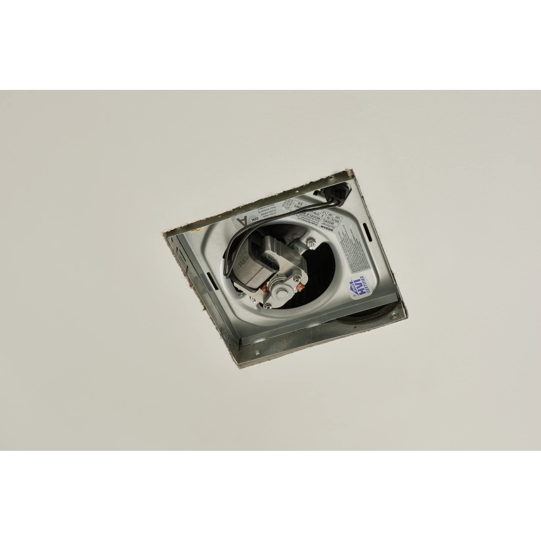 Broan Nutone Bkr60 Quickkit Ultra Quiet Bath Fan Replacement Motor And Cover/Grille, 60 Cfm, 20% More Power, White