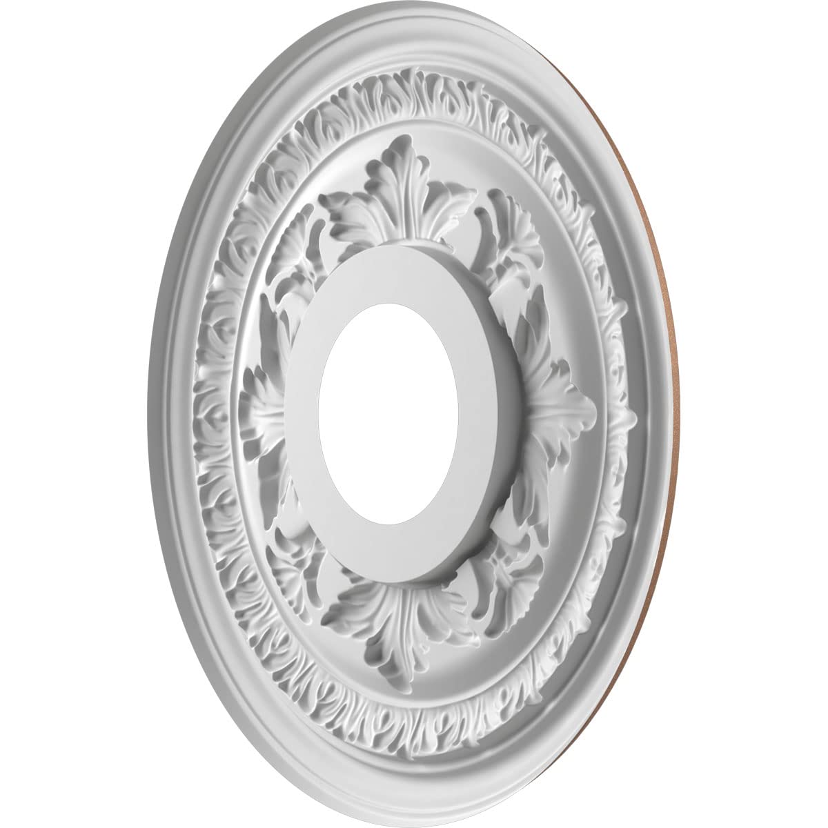 Ekena Millwork 13Od X 3 1/2Id X 3/4P Baltimore Thermoformed Pvc Ceiling Medallion (Fits Canopies Up To 5 1/4), Aged Copper
