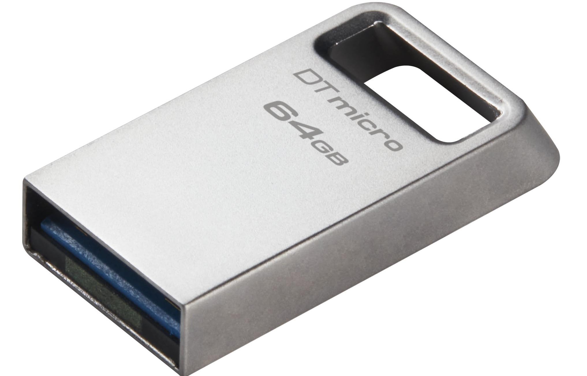 Kingston DataTraveler Micro 128GB USB Flash Drive | Ultra-Small Premium Metal Design | USB 3.2 Gen 1 | Speeds up to 200MB/s | DT