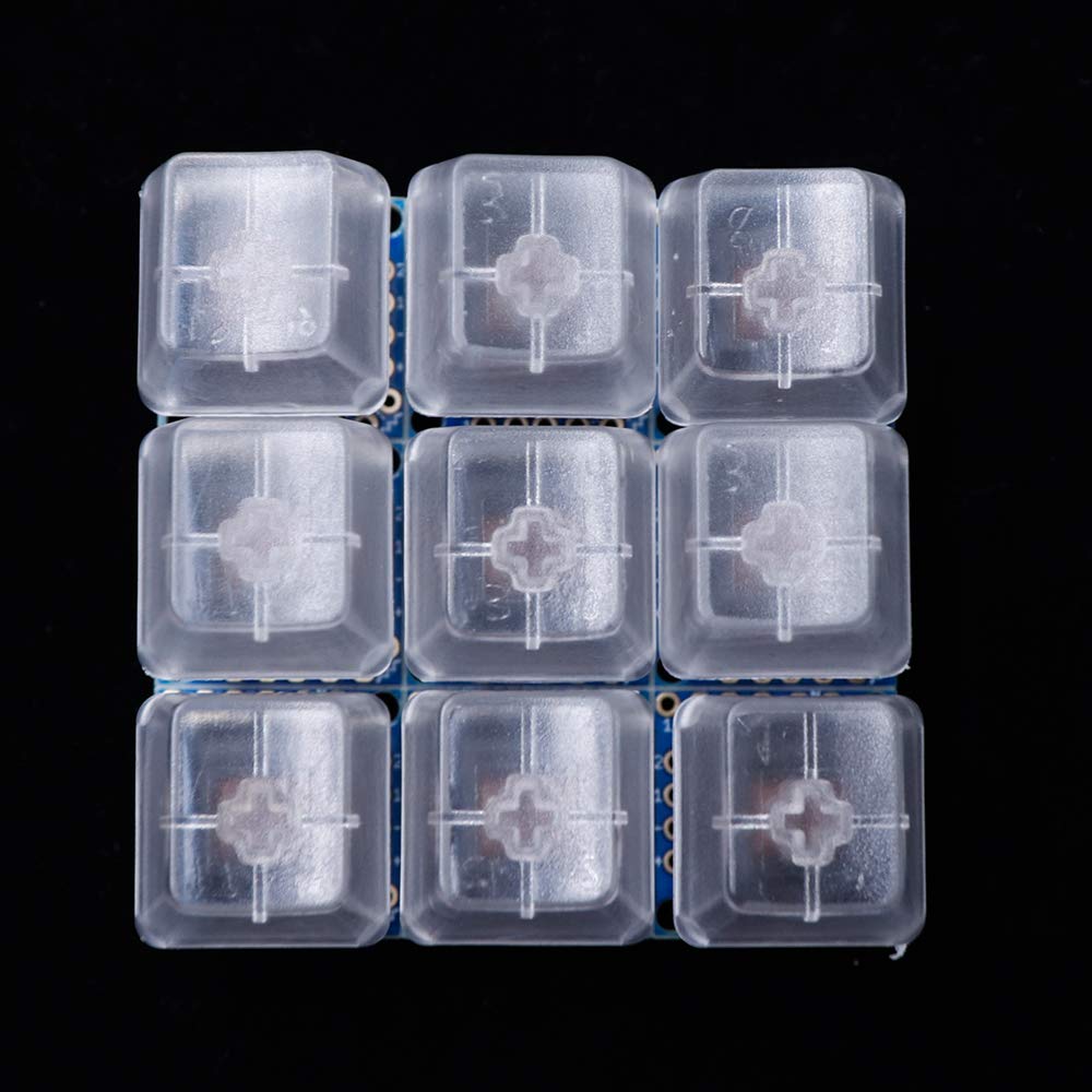 Treedix Key Switch Breakout Prototype Pcb Board With 5 Pins Black Switches Key Click With R2 Keycap Compatible With Mechanical K