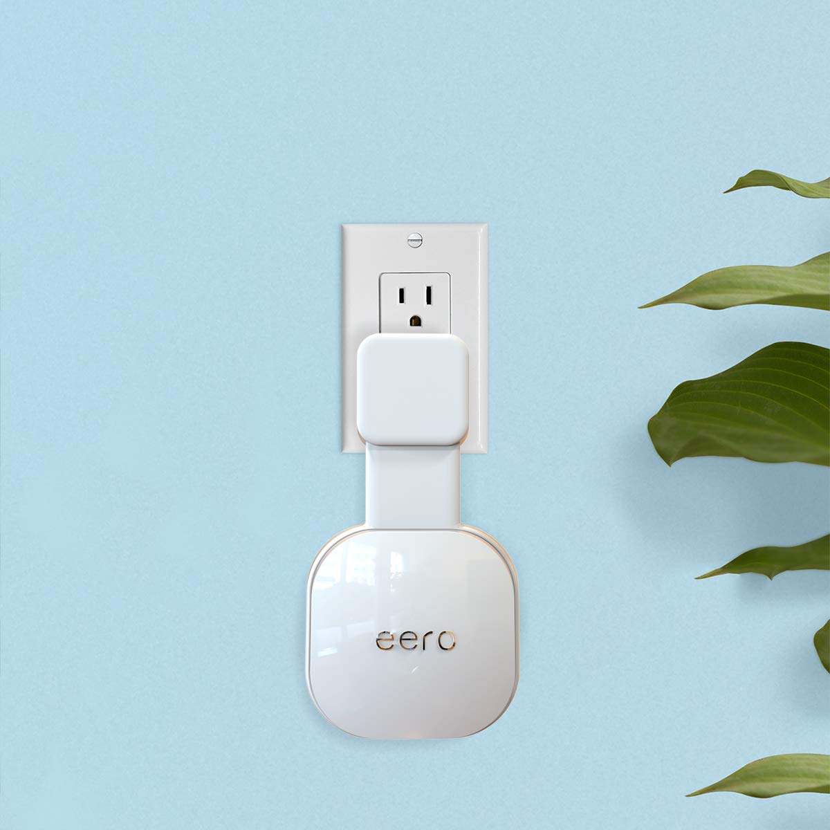 Outlet Wall Mount Only For Eero 6 & Eero 6+ Mesh Wi Fi System, No Messy Wires & Space Saving Outlet Mount Holder For Eero 6 Extender (1 Pack)