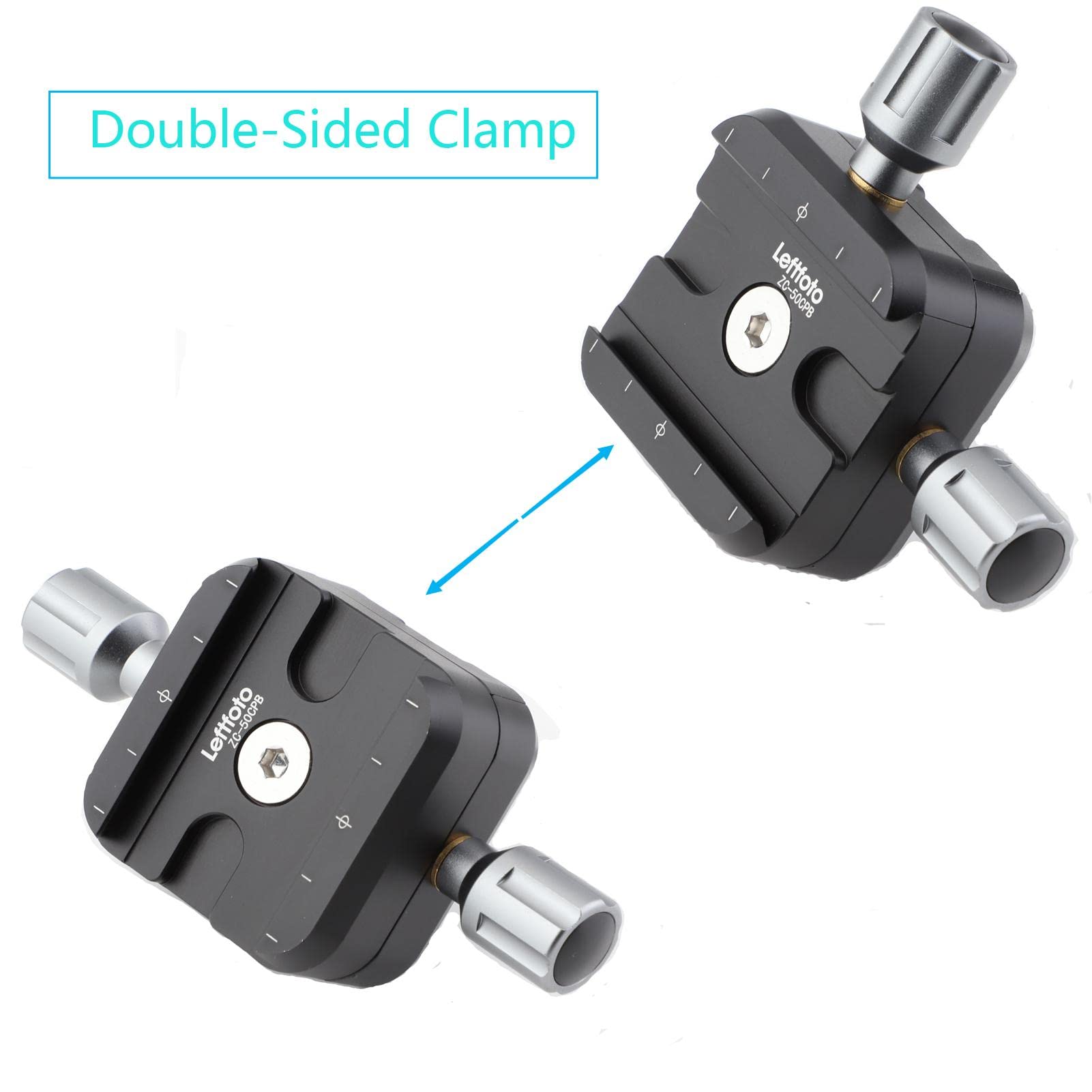 Quick Release Clamp For Arca Swiss Rrs Rail Plate Nodal Slide Rail Clamp Subtend/Bidirectional Adjustable Double Sided