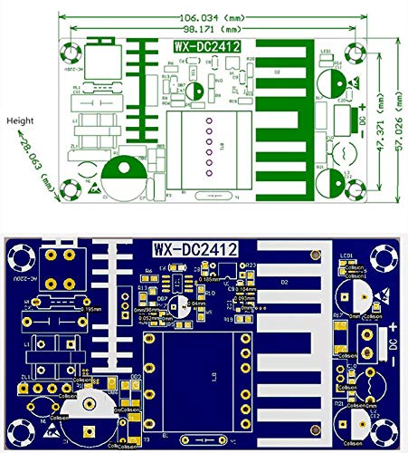 Noyito Ac To Dc Isolated Power Supply Module Ac 120V 90V   265V To Dc 24V 4A 100W Peak 24V 6A 144W Max Power Module With Overvol