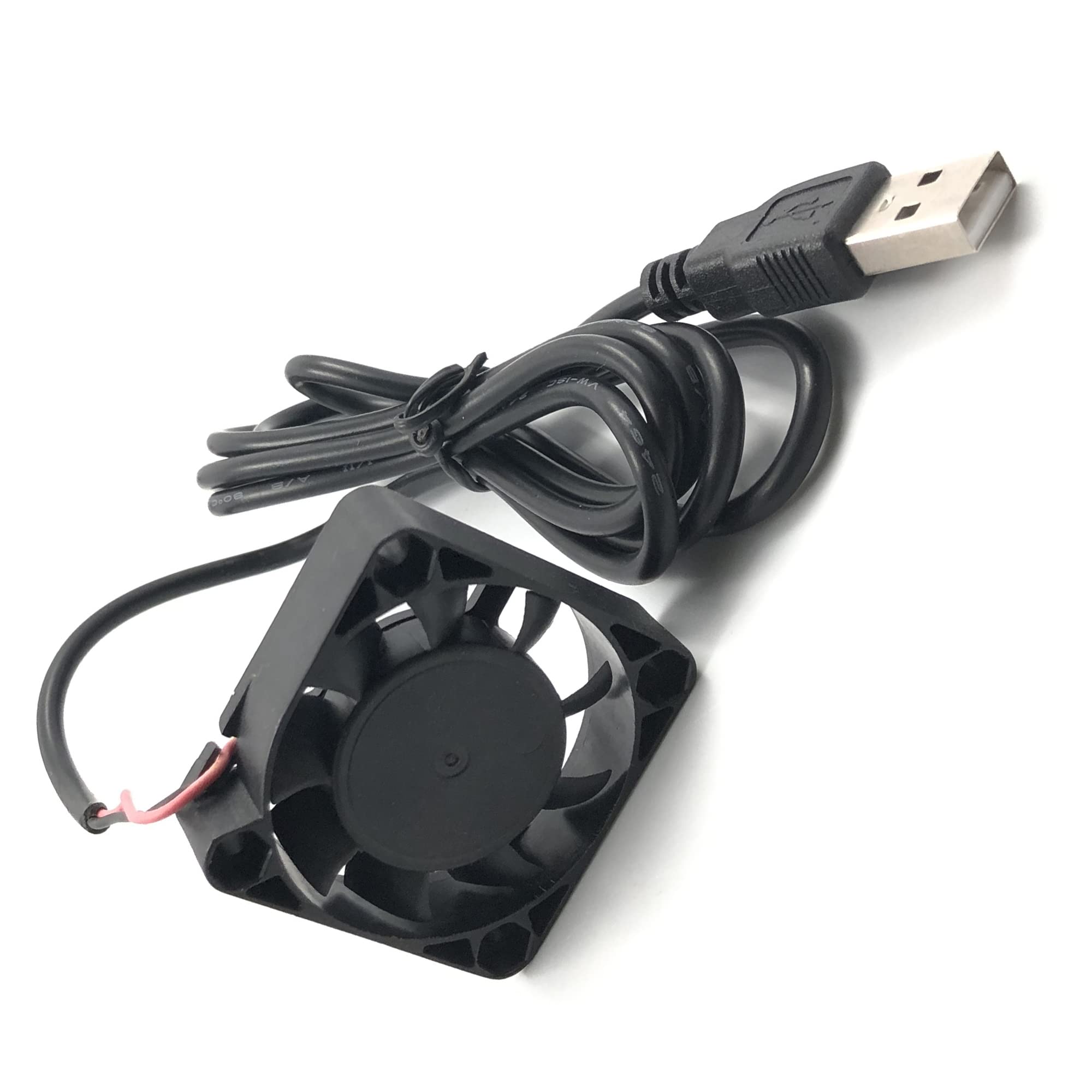FainWan 2-Pack 40mm USB Brushless Cooling Fan, 5V Dual Ball Bearing, Quiet Operation, 4010 Computer Fan with 100cm Wire