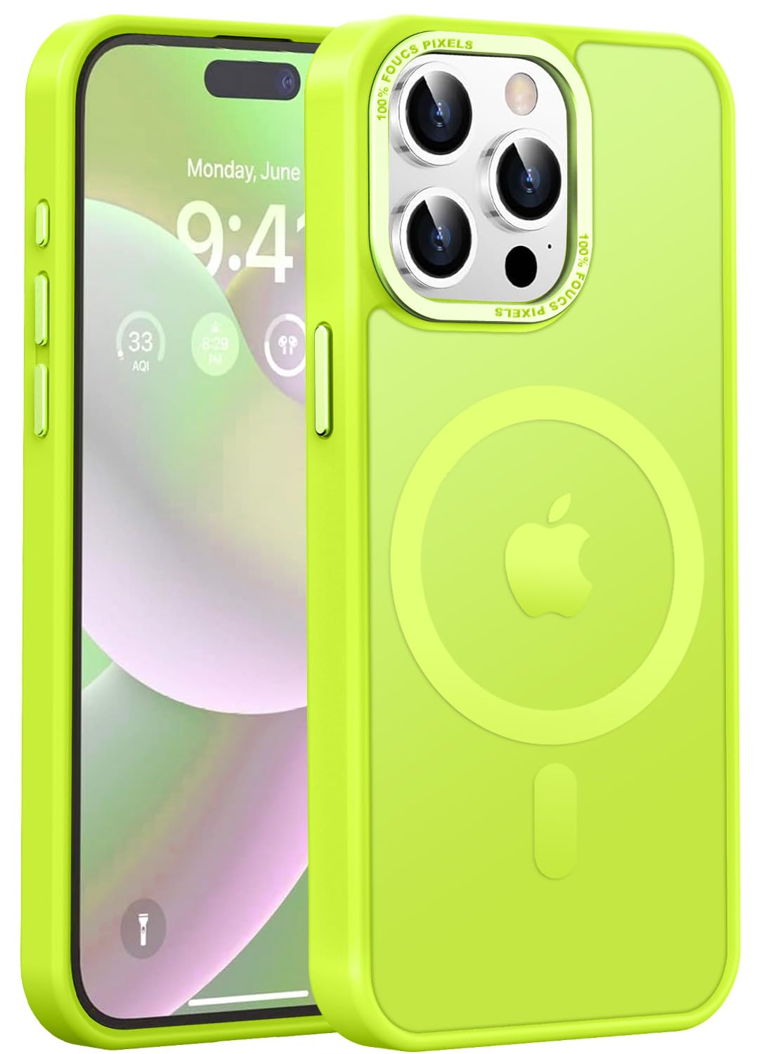 Newfuture Upgraded Magnetic For Iphone 15 Pro Max Case [Compatible With Magsafe] [Mil Grade Protection], Pocket Friendly, Transl