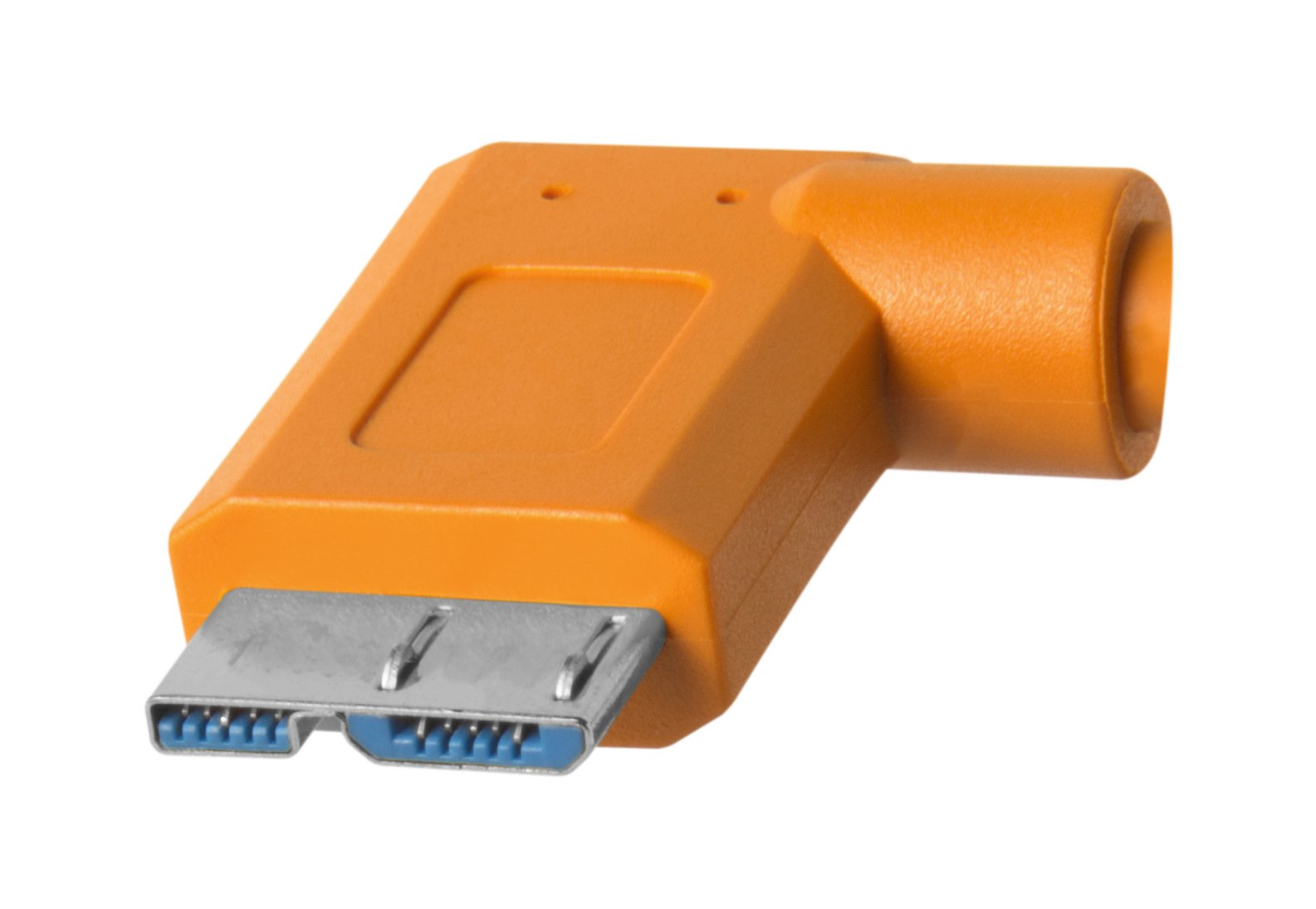 Tether Tools TetherPro USB C to 3.0 Micro B Right Angle Cable, 15', Orange