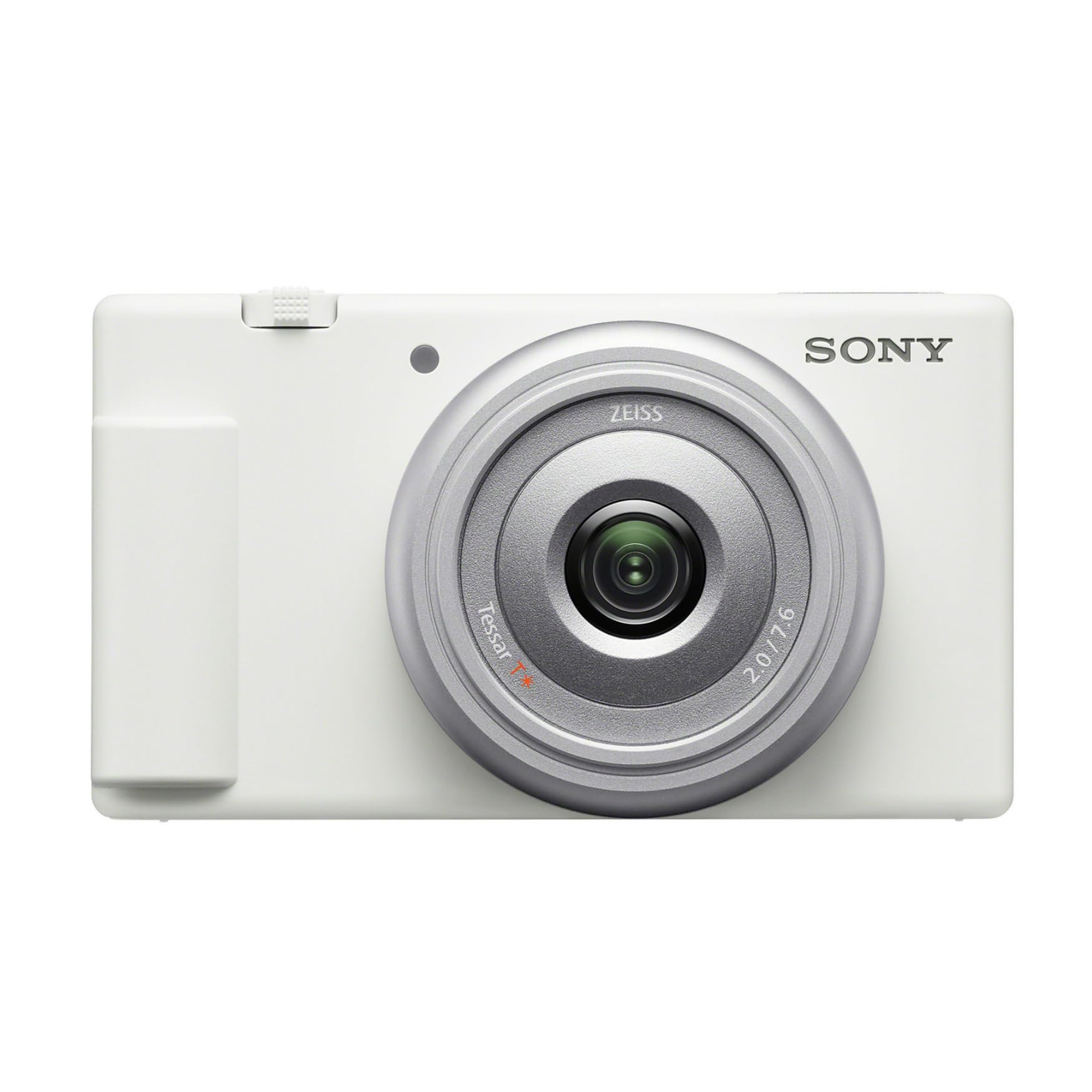 Sony ZV 1F Vlog Camera for Content Creators and Vloggers White