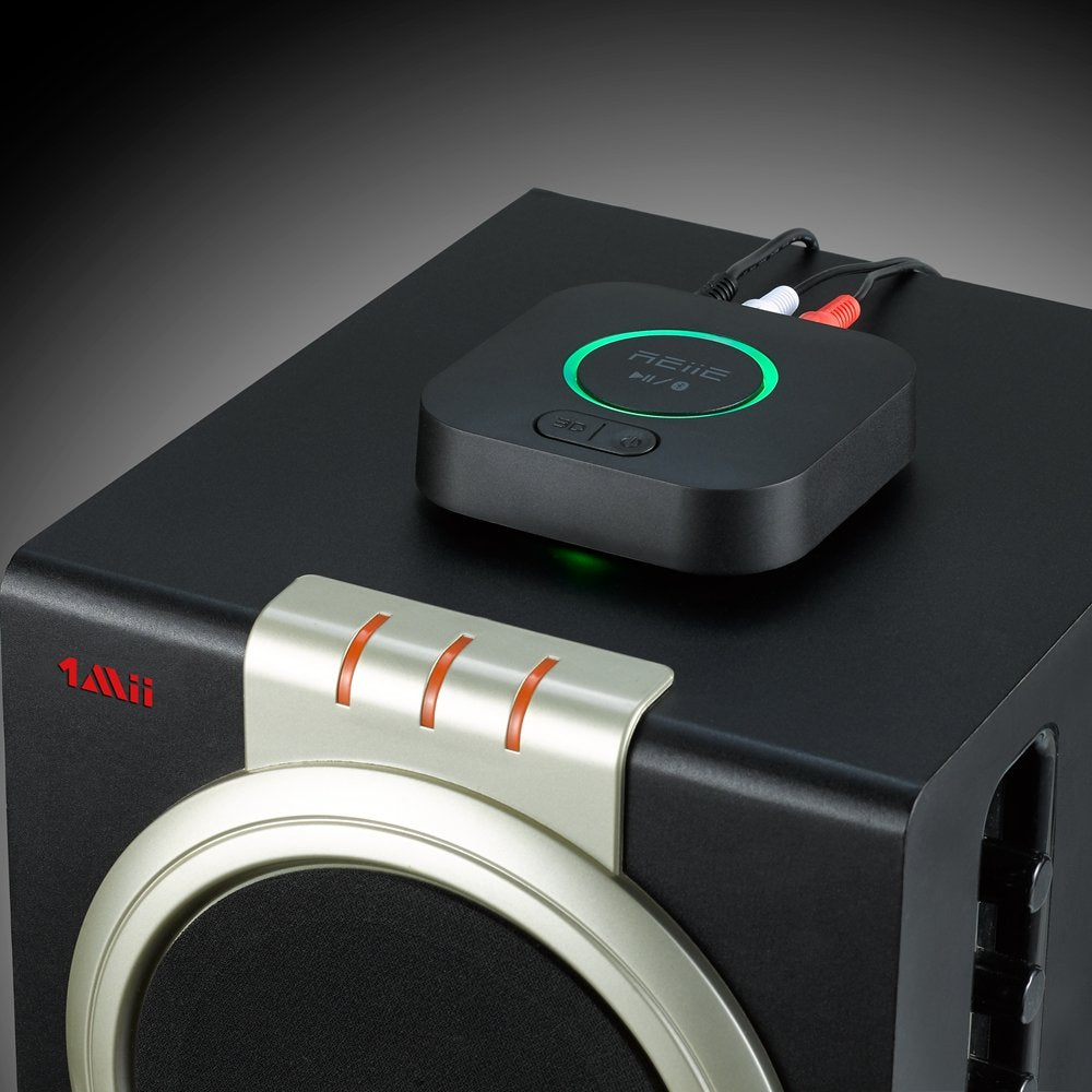 Audio Bluetooth Receiver,Hifi Wireless Audio Adapter,Bluetooth 4.2 Receiver With 3D Surround Aptx Low Latency For Home And Car M