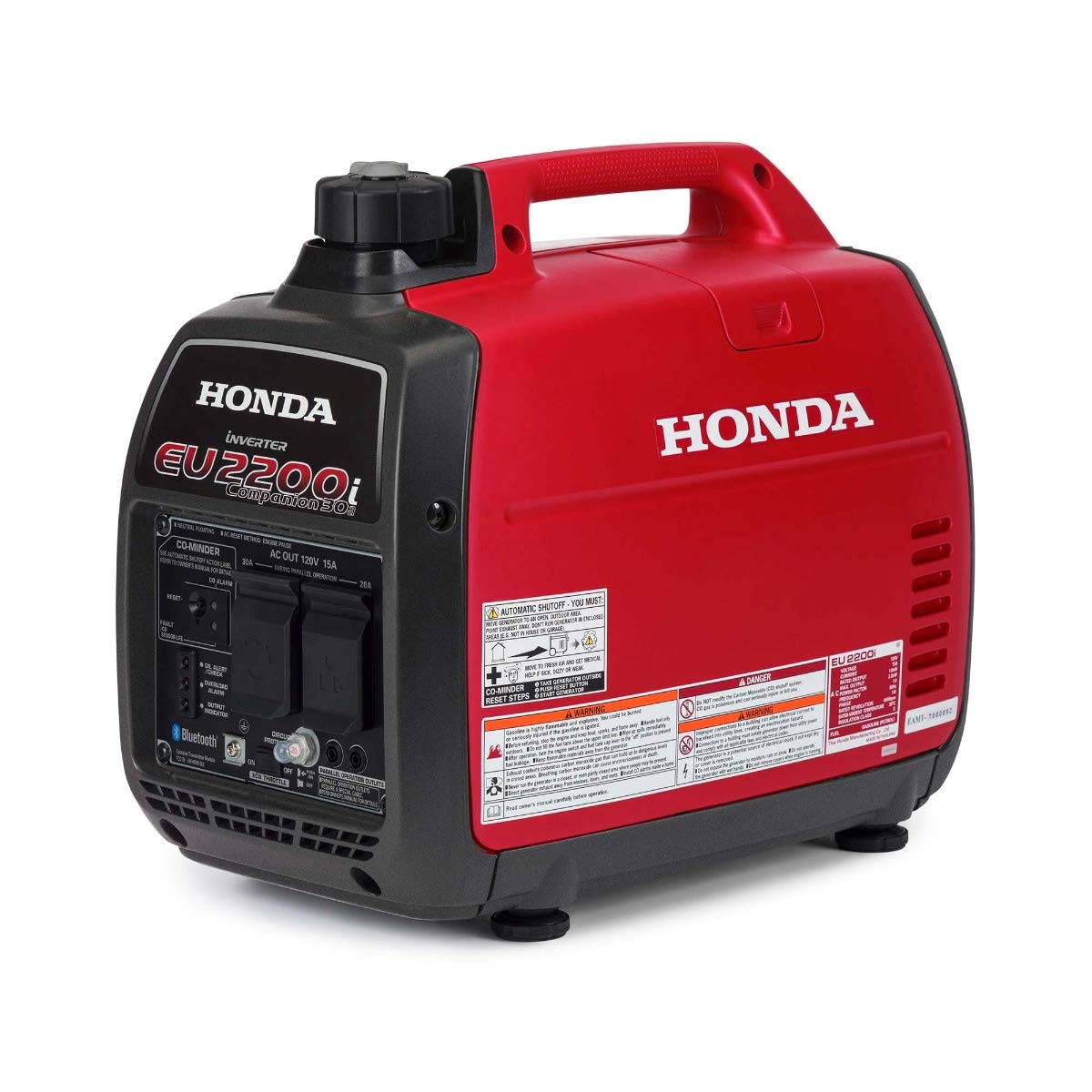Honda Eu2200Itan1 2200-Watt 120-Volt Companion Super Quiet Portable Inverter Generator With Co-Minder - 49-State