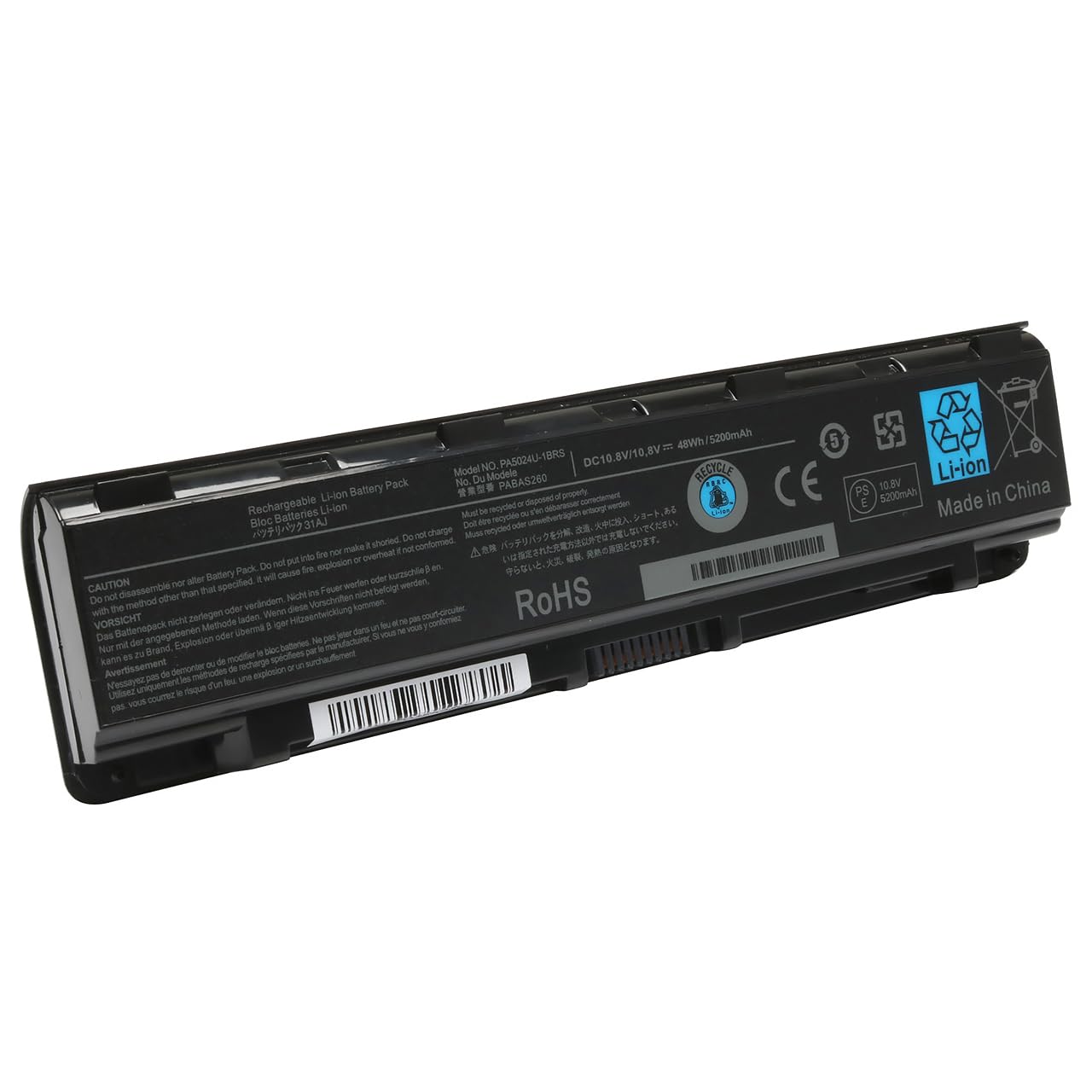 New Pa5024U 1Brs Laptop Battery Compatible With Toshiba Satellite C55 C55 A C55T C55Dt C55D C855 C855D L855 L875 P855 P875 S855