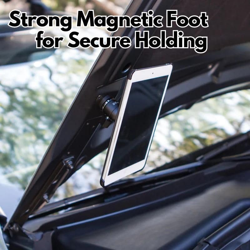 Grifiti Nootle Magnetic Camera With Mini Ball Head Stand Magnet Foot For Cameras, Video Cams, Phone Mounts, Projector, Tablet Mo