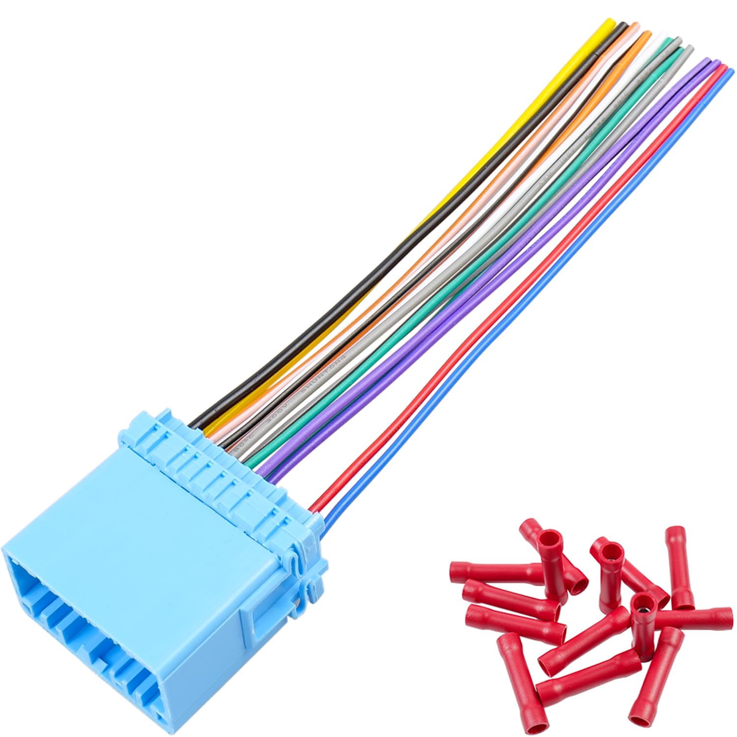 Jayubein Radio Wiring Harness Connector Compatible With Honda Accord Civic Crv Odyssey Element Pilot S2000 Ridgeline,20Pin Car S