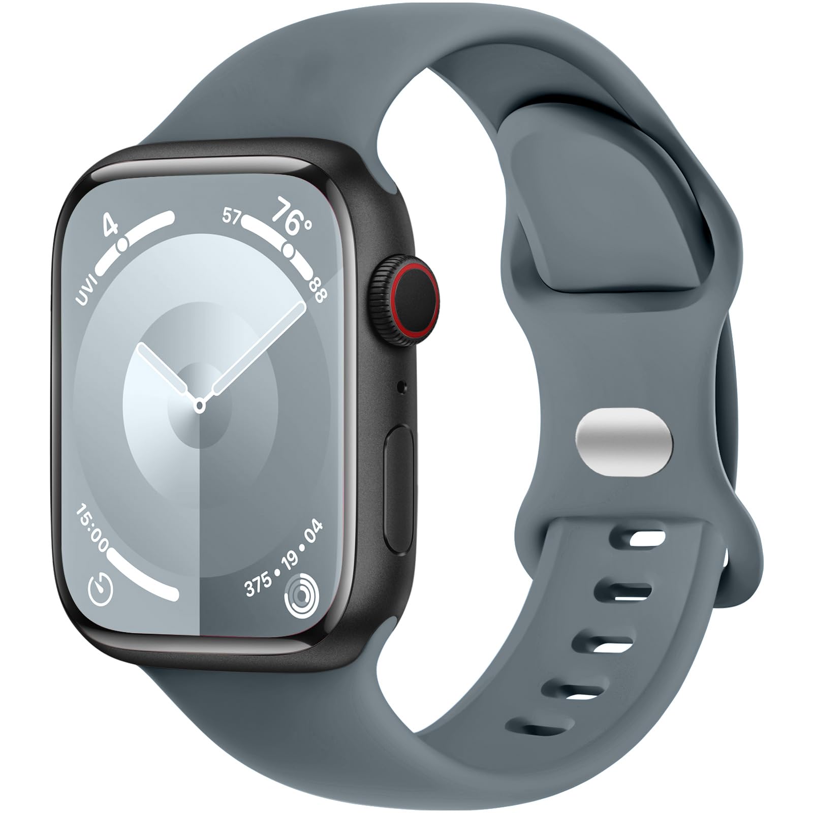 Daqin Sport Band Compatible With Apple Watch Band 44Mm 45Mm 46Mm 49Mm 40Mm 38Mm 41Mm 42Mm Women Men,Soft Silicone Waterproof Rep