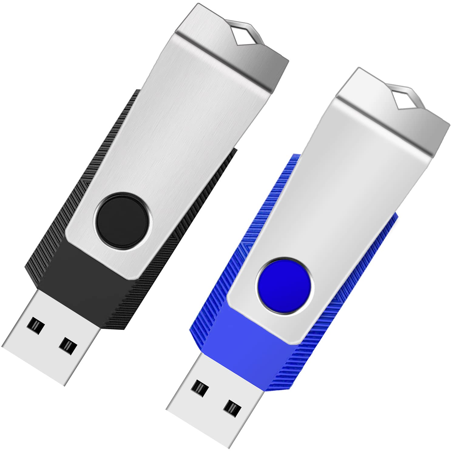 1Gb Usb 2.0 Flash Drive 2 Pack Wooolken Thumb Drives Jump Pen Drive Memory Stick With Led Light And Lanyards For Storage And Bac