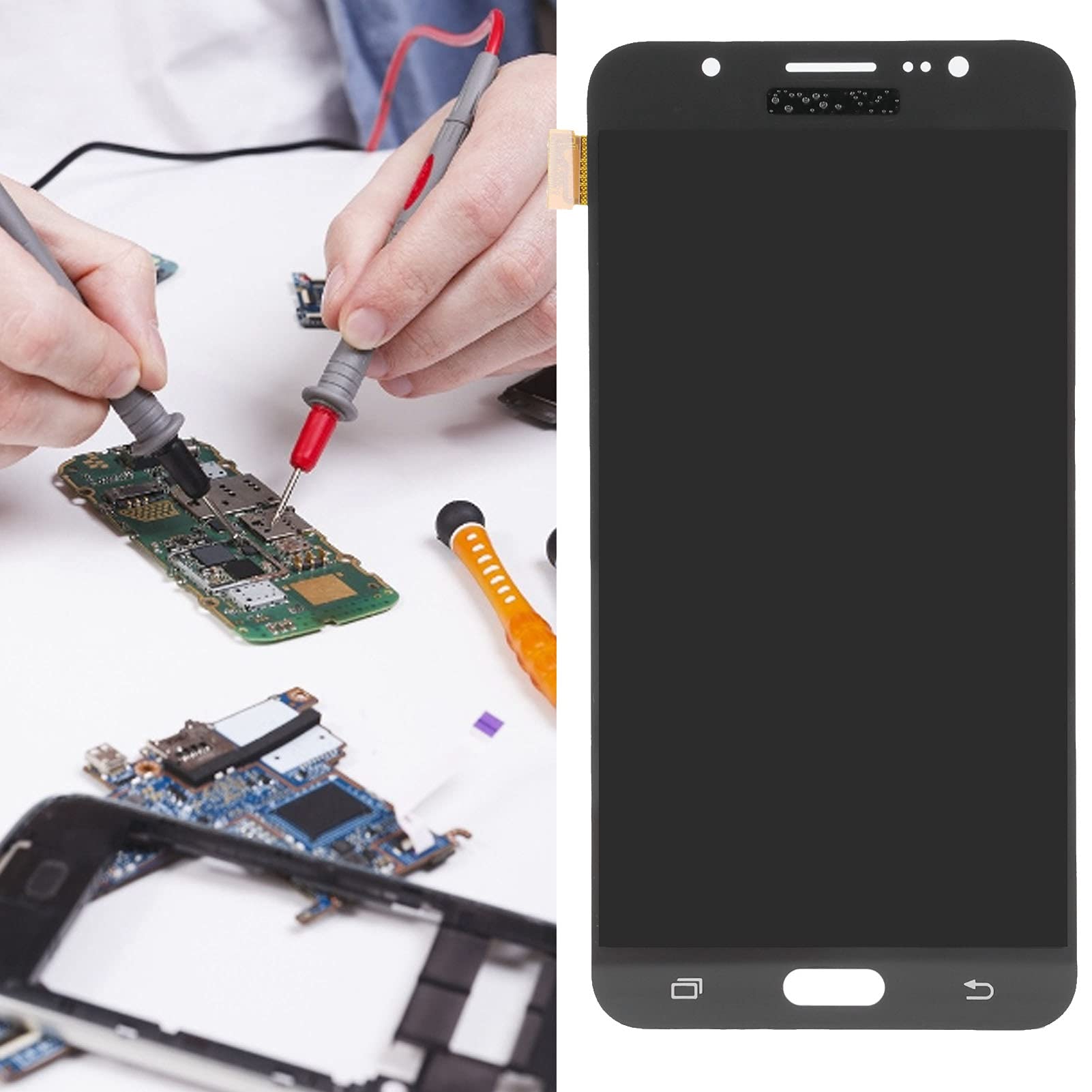 Screen Replacement For Samsung J7 2016, Lcd Display Screen Touch Digitizer Assembly For Galaxy J710 J710Ds J710H J710Mn J710Gn J710K J710Fn, Etc(Black)