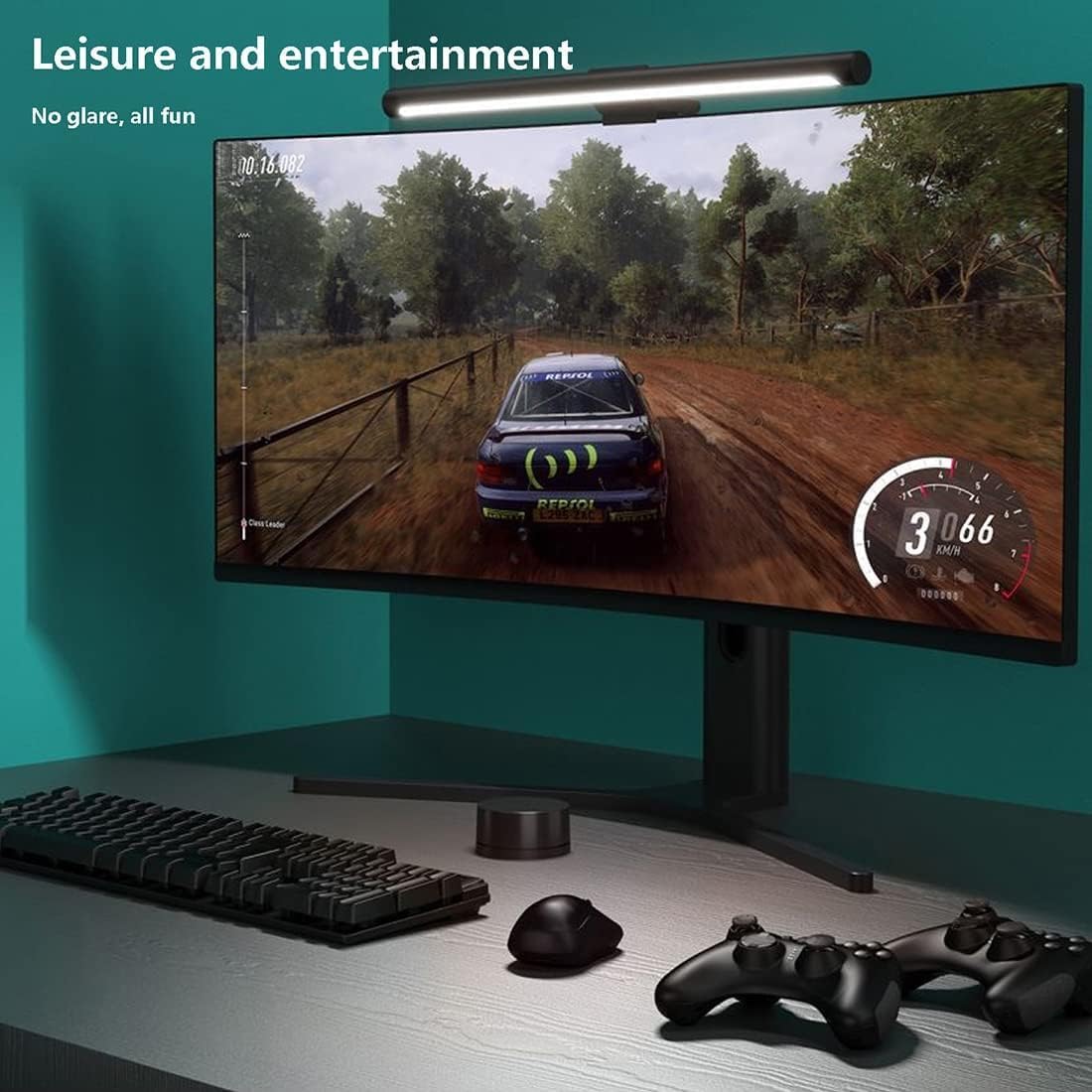 Xiaomi Mi Computer Monitor Light Bar   Easy Installation, Extra Computer Lighting W/O Taking Desktop Space, With Wireless Remote