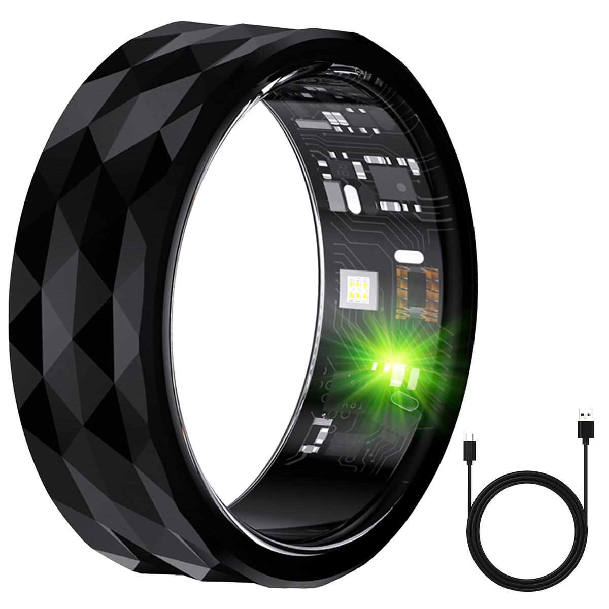 Smart Ring, Activity & Fitness Tracker Ring For Women/Men, No App Subscription, Sleep Tracking Smart Ring With Calories/Heart Ra