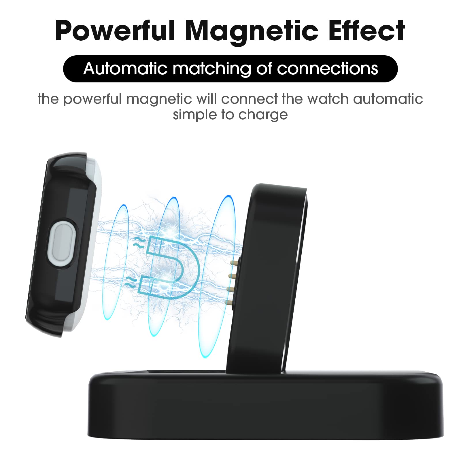 Compatible With Syncup Kids Watch Charger Stand Dock, For T Mobile Sync Up Kids Watch With 3.3 Feet Charger Cable (Black)