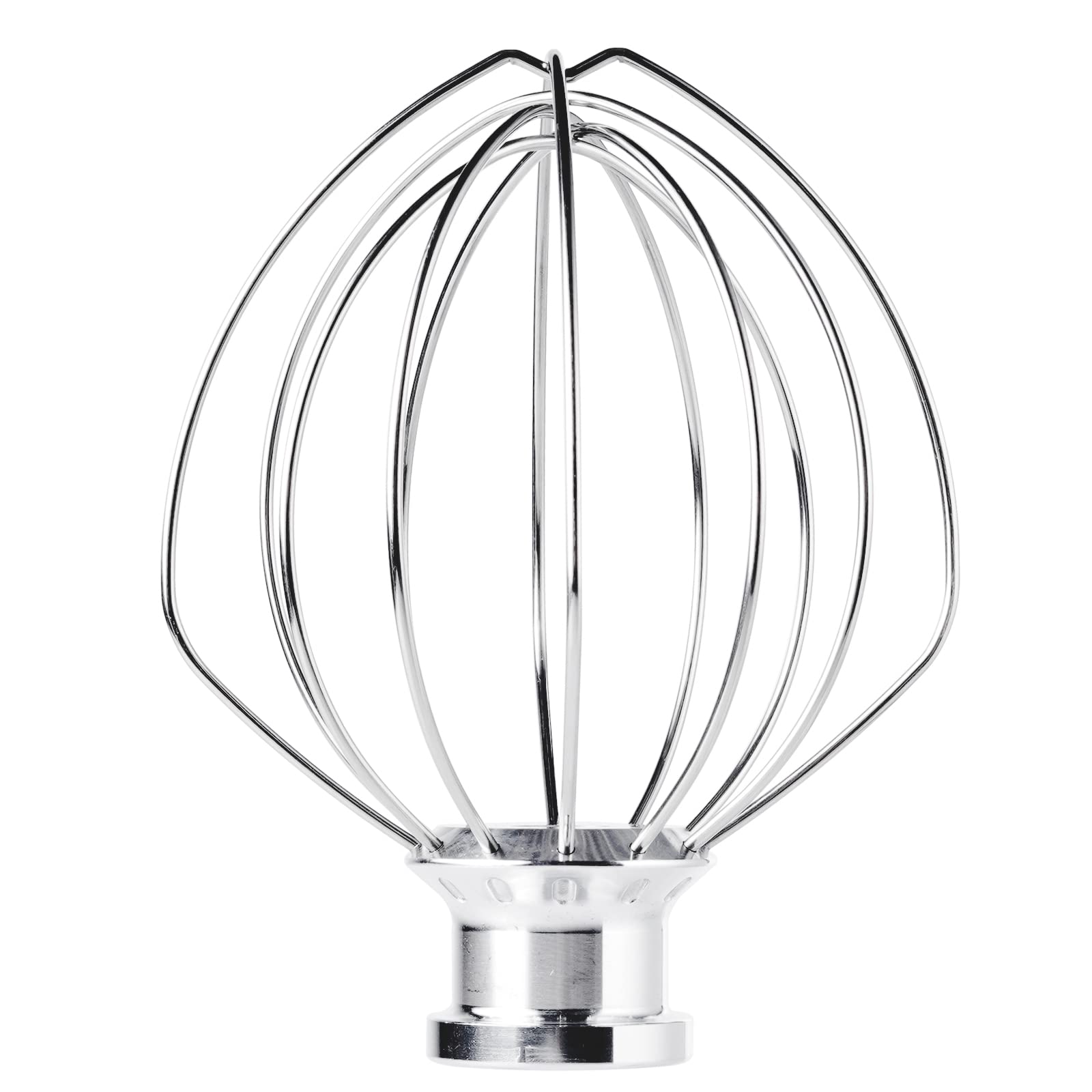 K45Ww 6 Wire Whip Attachment For Kitchenaid 4.5 And 5 Quart Tilt Head Stand Mixer, Egg Cream Stirrer, Cake Mayonnaise Whisk, Whi
