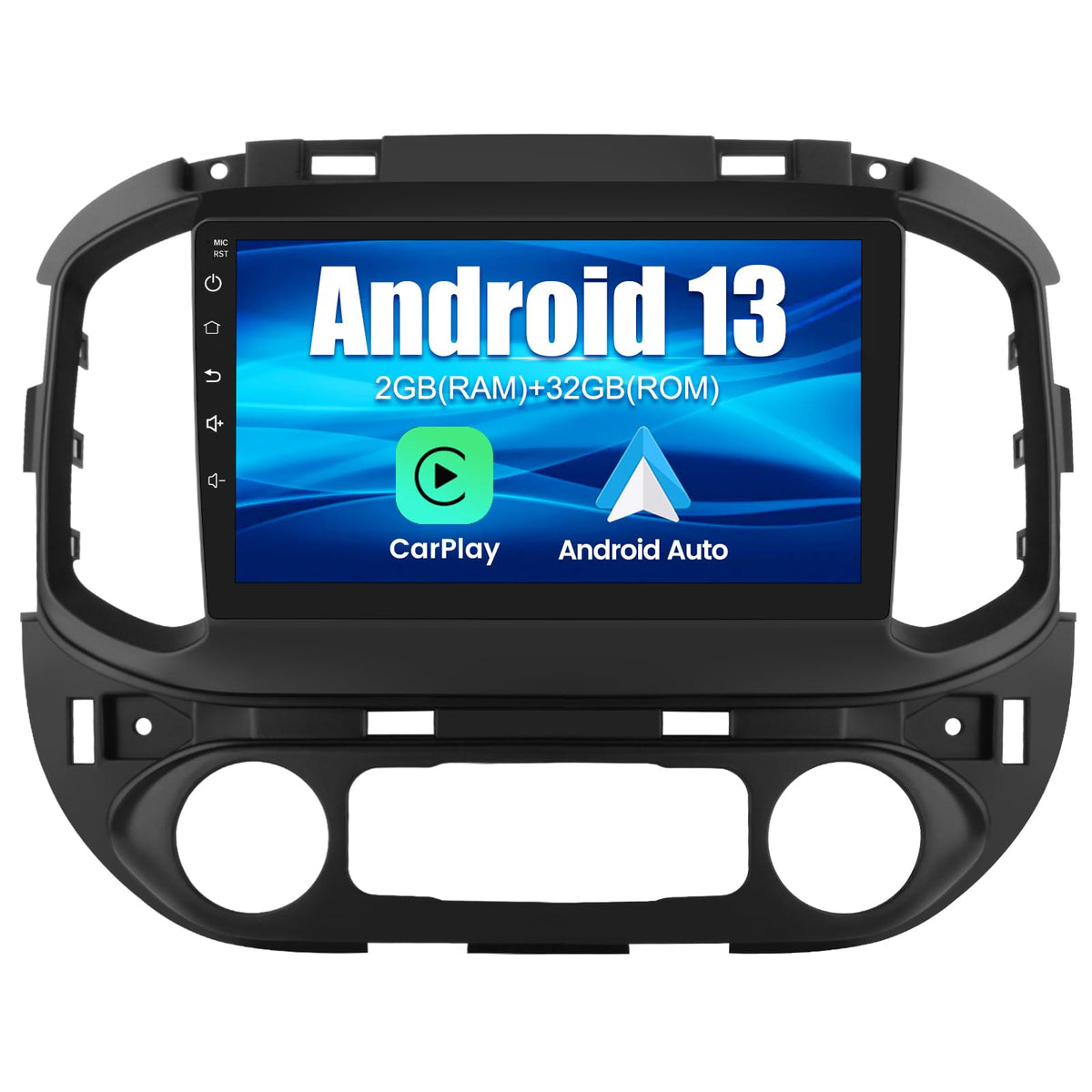 Android 13 [2G+32G] Car Stereo Radio Compatible For Chevy Colorado Gmc Canyon 2015 2019, 9 Inch Gps Navigation Built In Wireless