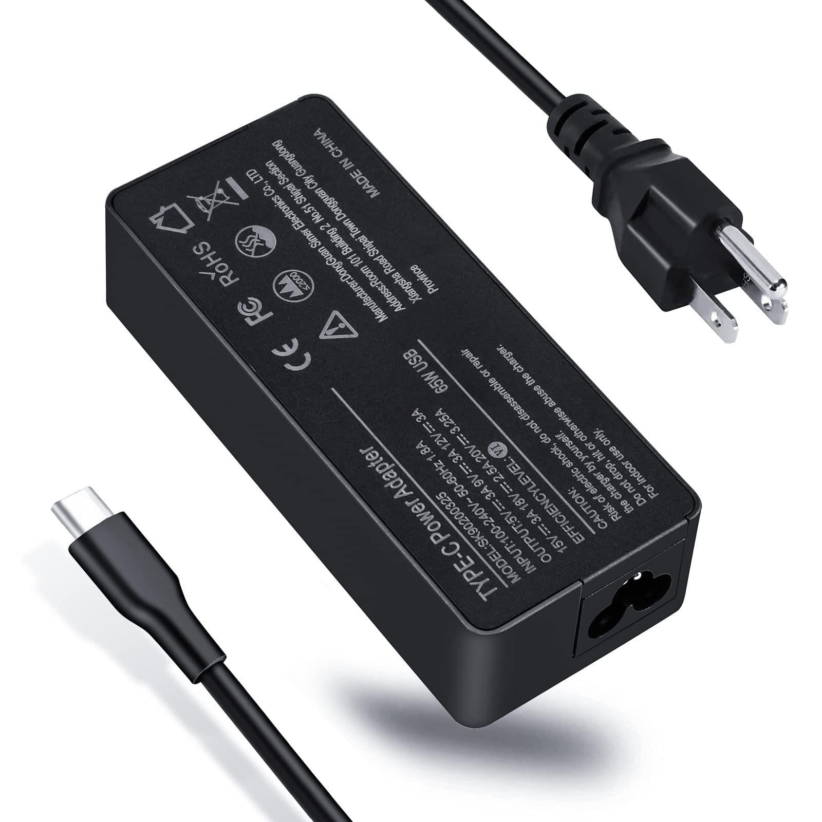 Usb C Chromebook Charger Replacement For Hp Chromebook X360 15 14 14A 14B 14C 11 Series 15 De0518Wm 14 Ca02Inr 14A Ca0090Wm 11A