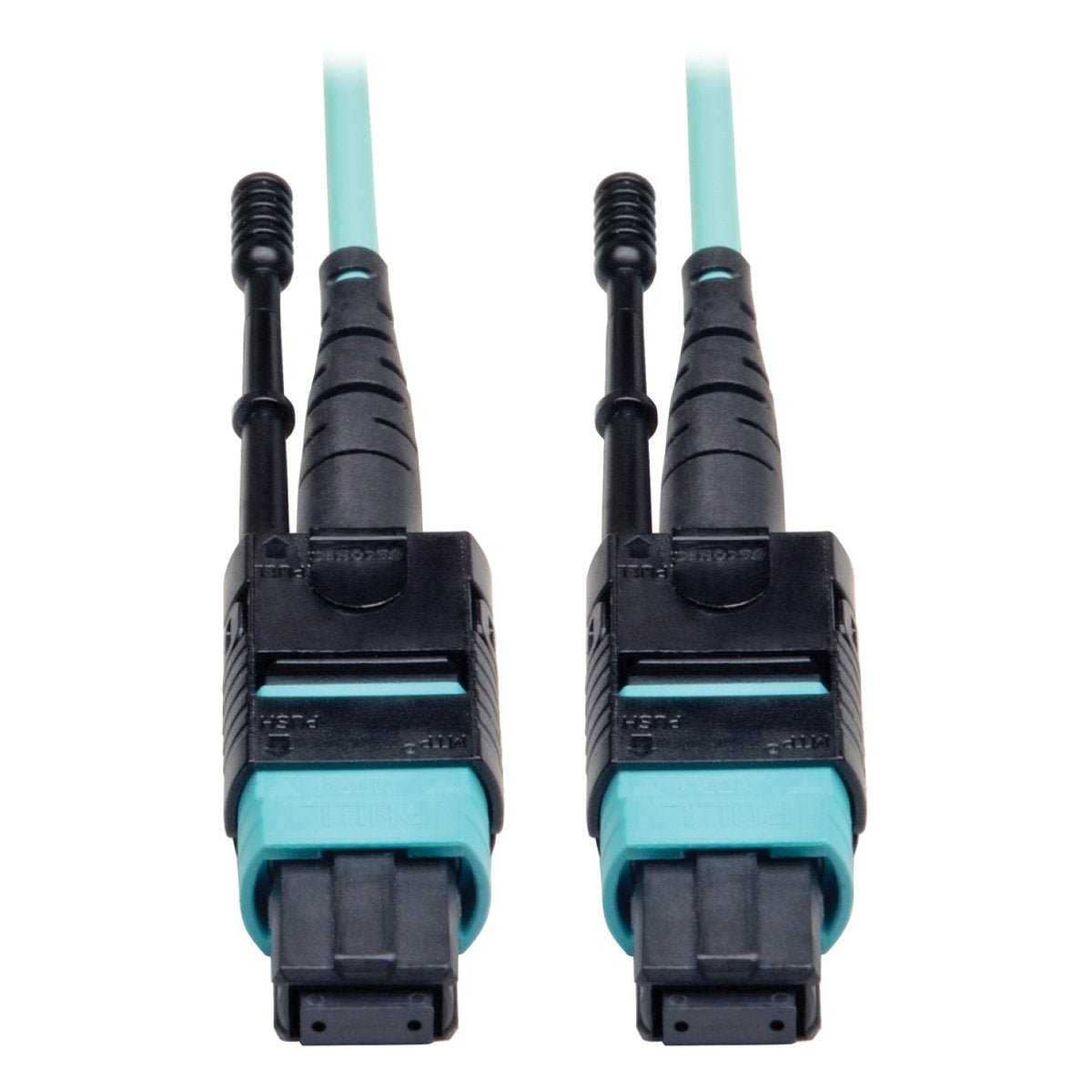 Tripp Lite 6 Feet Fan Out Cable Push/Pull Tab Mtp/Mpo To 8 X Lc 40Gbase Om3 Plenum Aqua