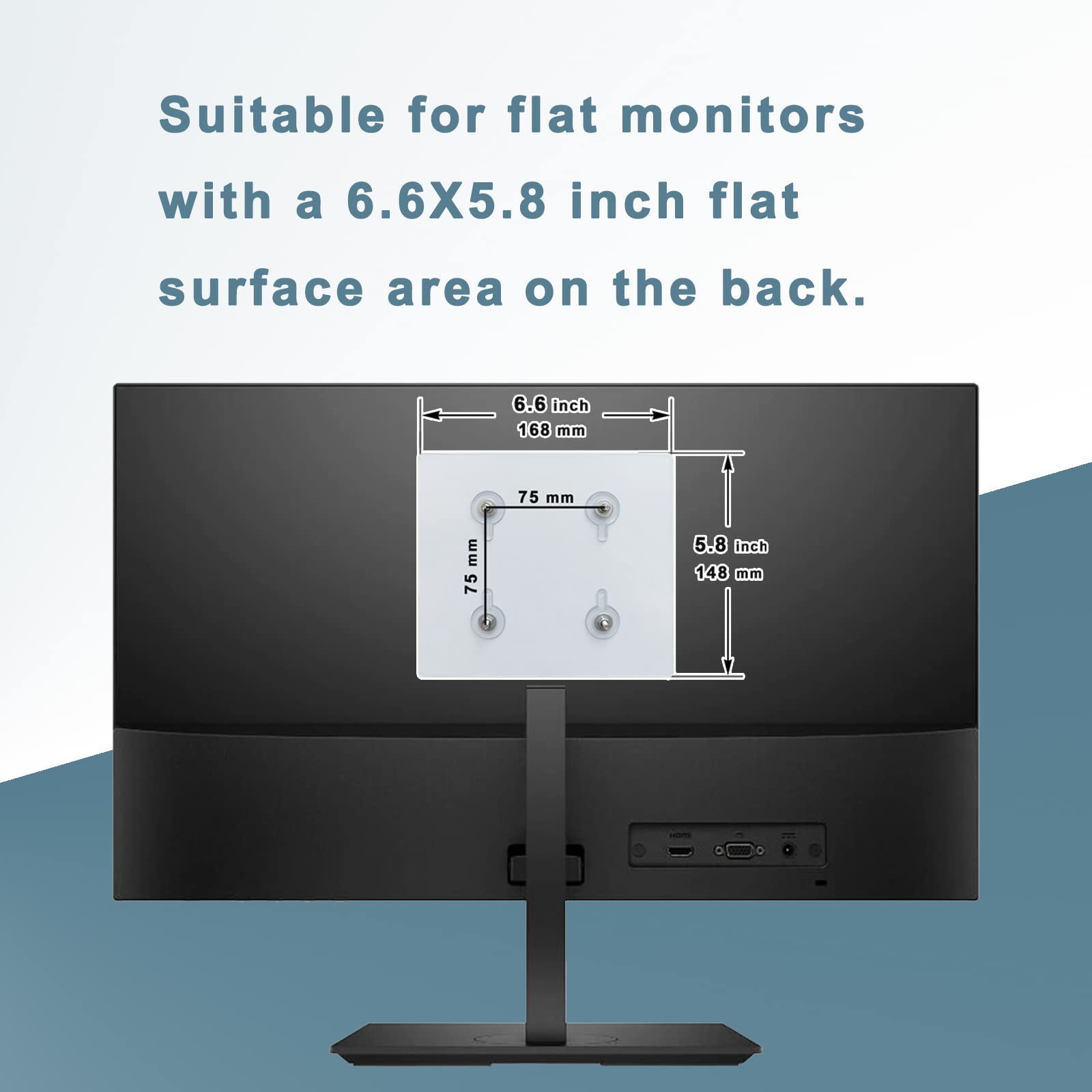 Universal Monitor Vesa Mount Adapter For Non Vesa 13 27 Inch Computer Monitors Tablets Ipad Vesa Mounting Arm Stand Bracket Kit