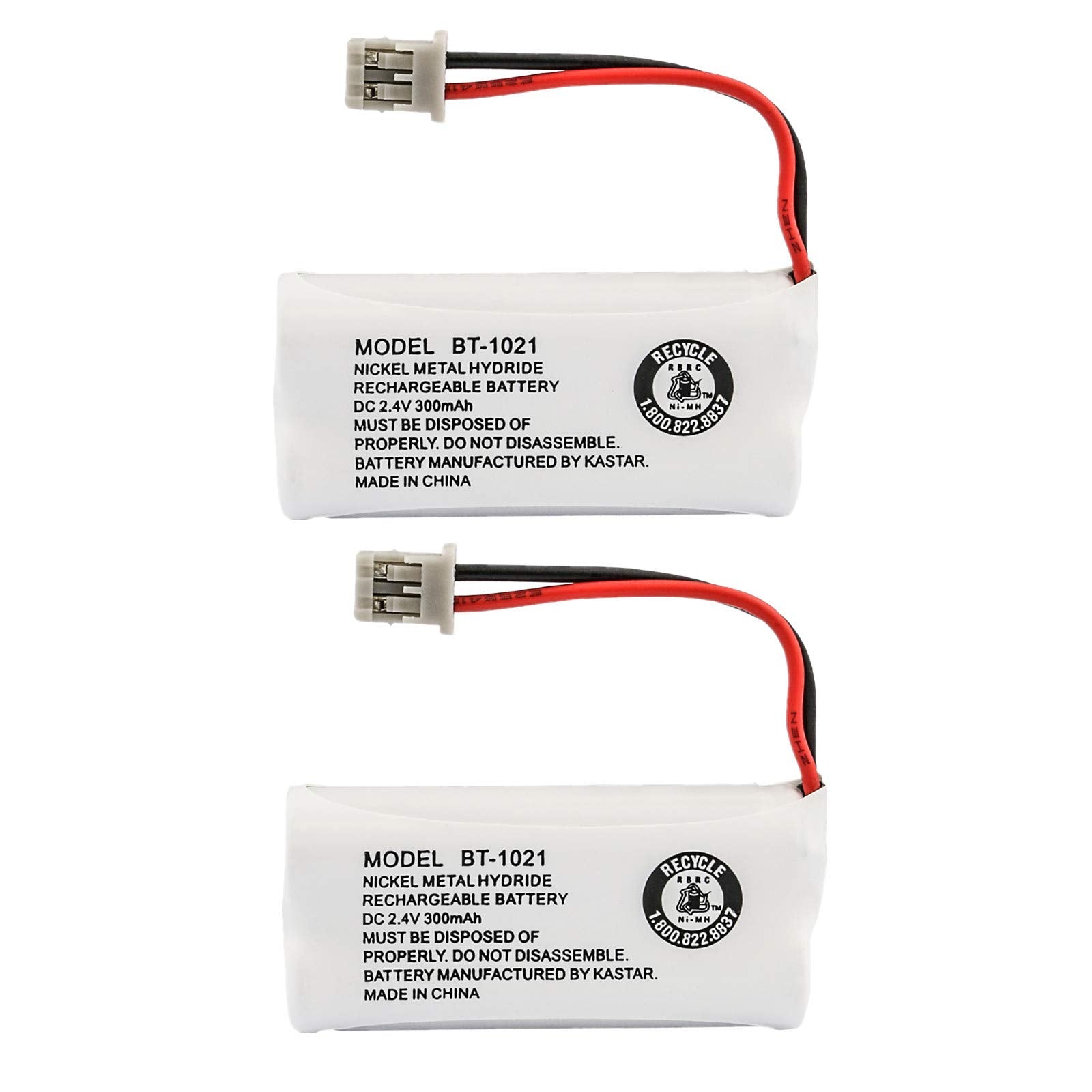 New Genuine OEM Uniden BT-1021 BBTG0798001 Cordless Handset Rechargeable Battery (2-Pack)