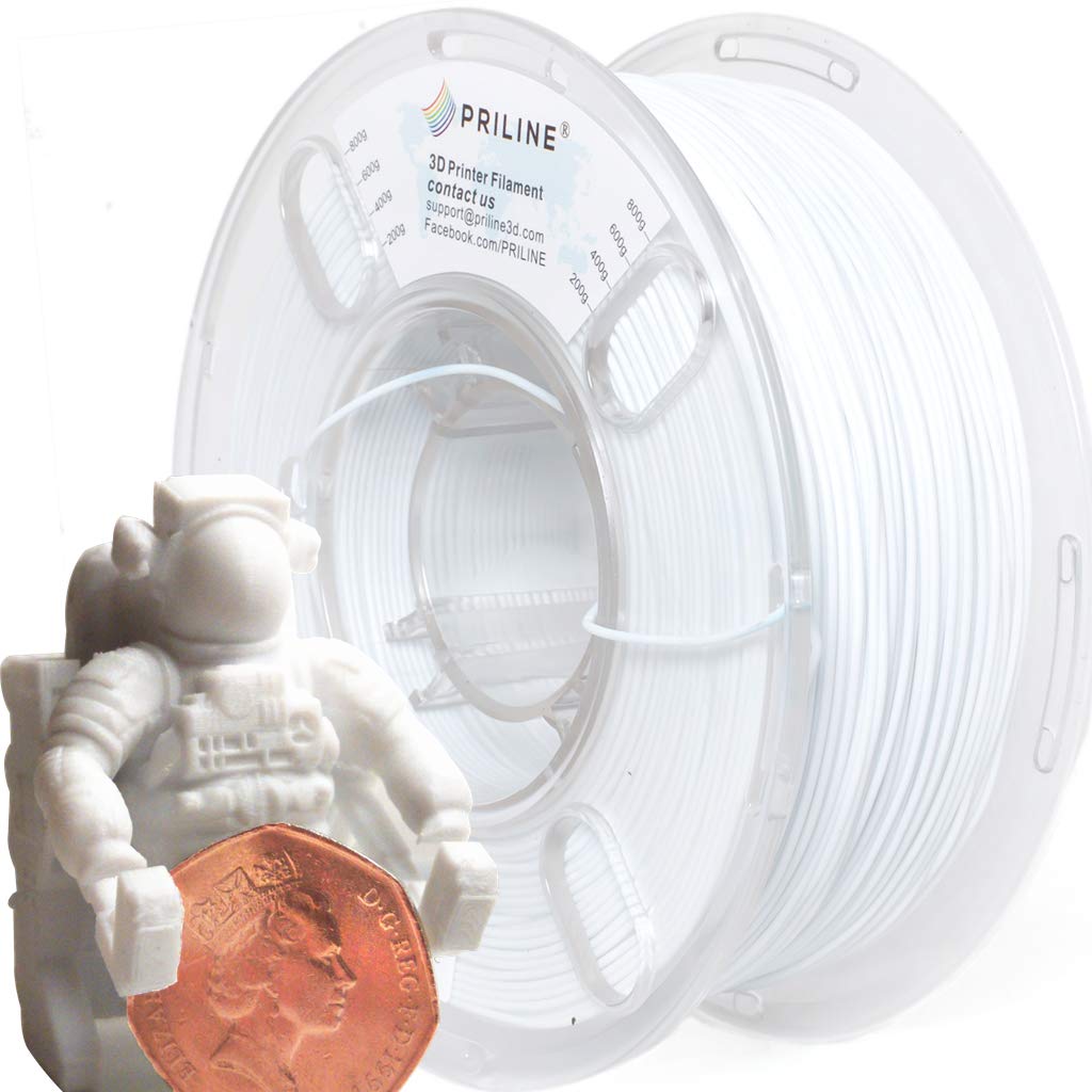 Priline Pla Filament 1.75Mm, Priline Pla 3D Printer Filament, 1Kg Spool (2.2Lbs) 3D Printing Filament Fits For Most 3D Printers,