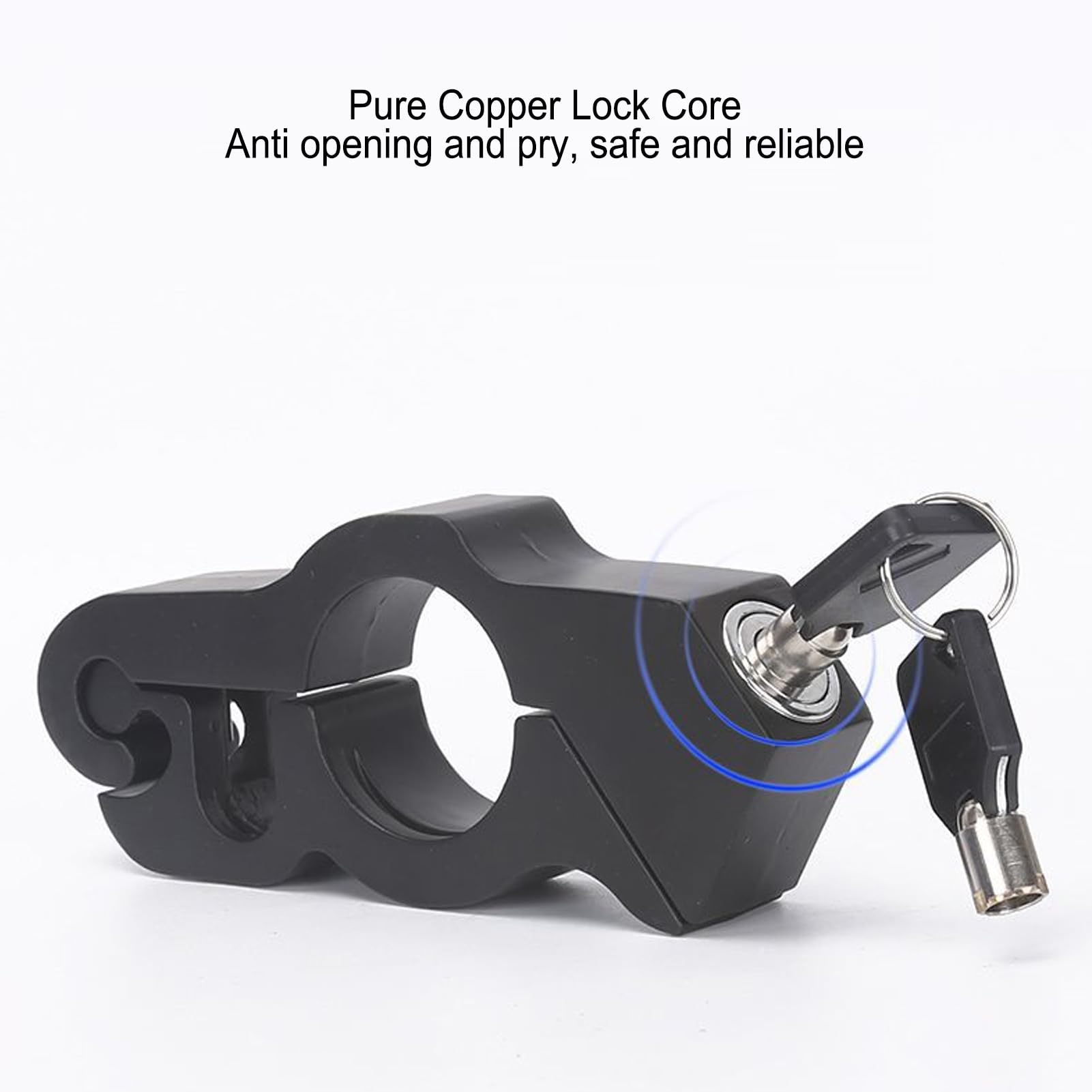 Motorcycle Handlebar Lock Grip, Motorcycle Lock Adjustable Anti Theft For Motorcycles Mopeds Motorbikes Scooters Atvs Bike Street Bike