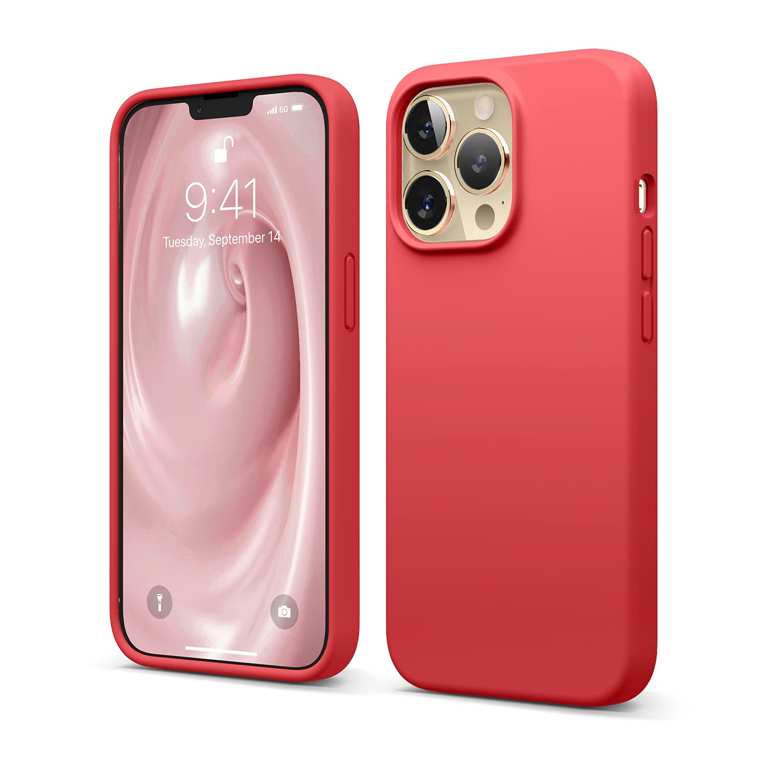 Elago Liquid Silicone Case Compatible With Iphone 13 Pro Case (6.1 Inch),Premium Silicone Full Body Protection   3 Layer Shockpr