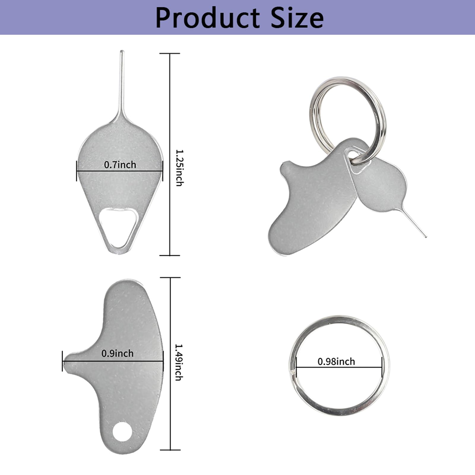 Doorbell Key Tool, Doorbell Opening Pin Tool, Release Removal Pin Security Key Replacement Tool Compatible With Blink, Arlo, Goo