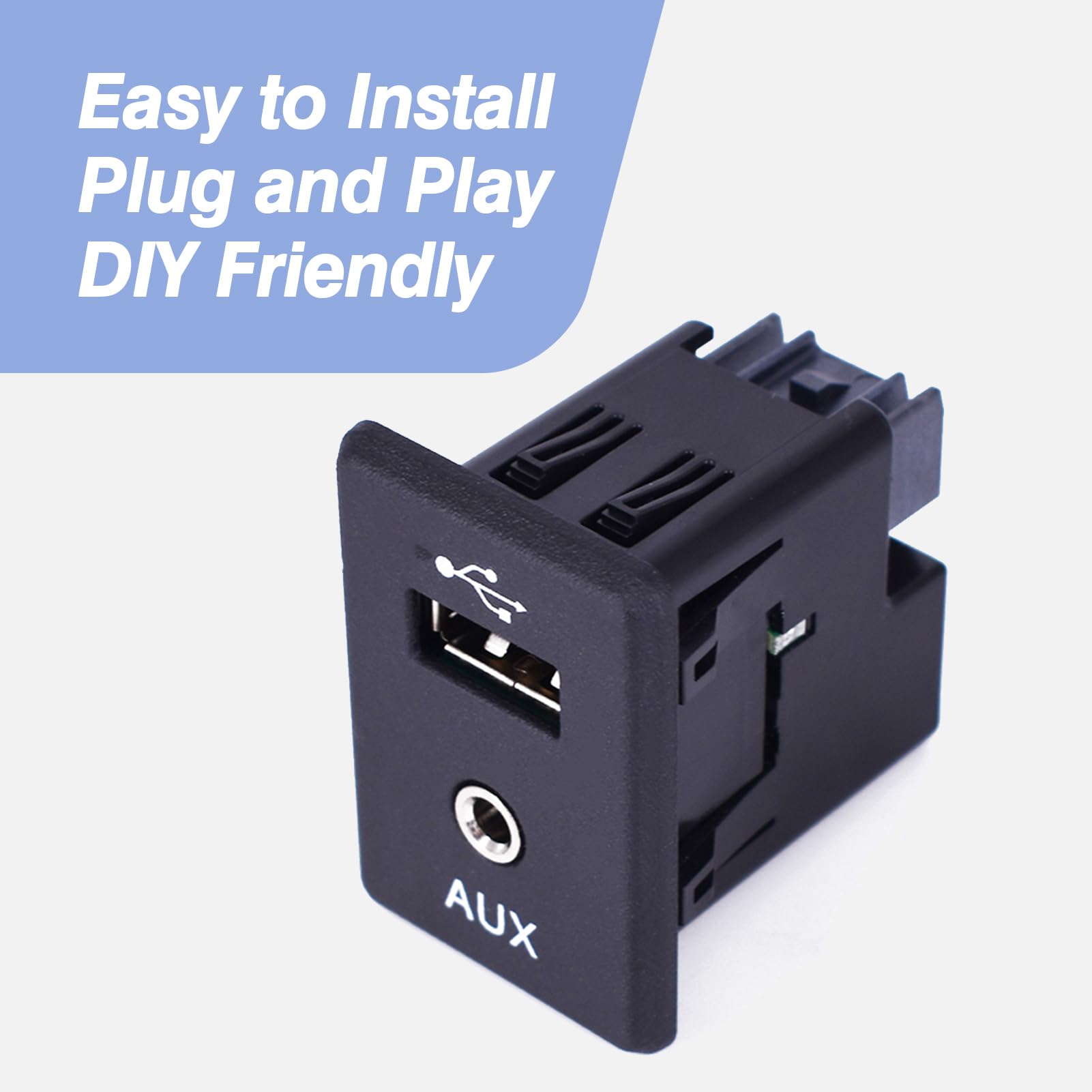 Culmkari Usb Connector Audio Auxiliary Jack Video Output Jack Fits For 2013 2019 Nissan Altima Rogue Frontier Kicks Replace 280234Ba0B 795405004