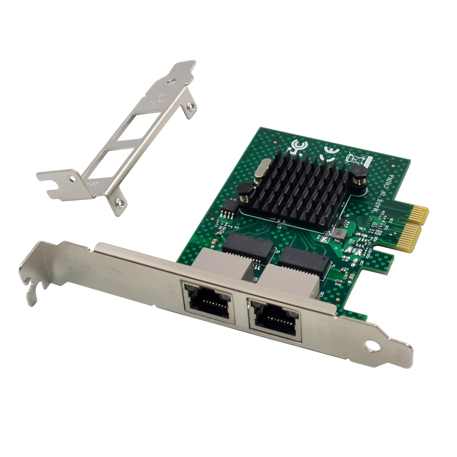 Dual Port Pcie Gigabit Ethernet Server Adapter With Netxtreme Bcm5720 2P Chipset Pci Express 1000M Network Lan Card For Windows Sever Linux Ubuntu Vmware