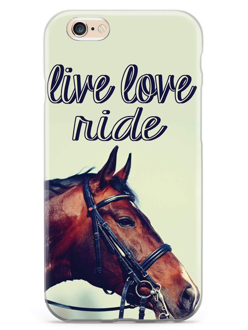 Inspired Cases - Compatible With Iphone 6/6S Case - 3D Textured Protective Phone Case For Apple Iphone 6/6S - Live Love Ride - E