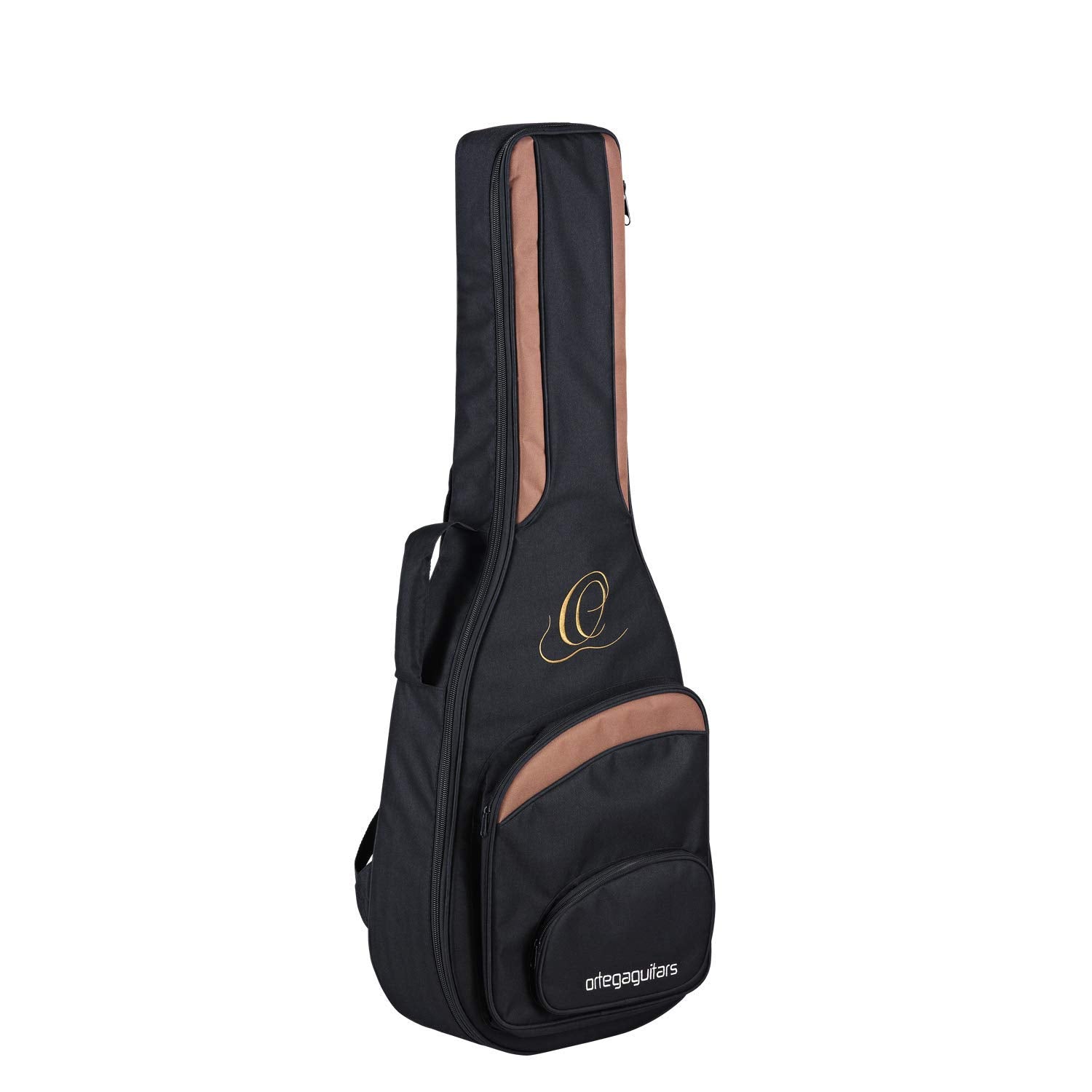 Ortega Guitars 6 String Family Series Full Size Nylon Classical Guitar W/Bag, Right, Spruce Top-Natural-Gloss, (R121G)