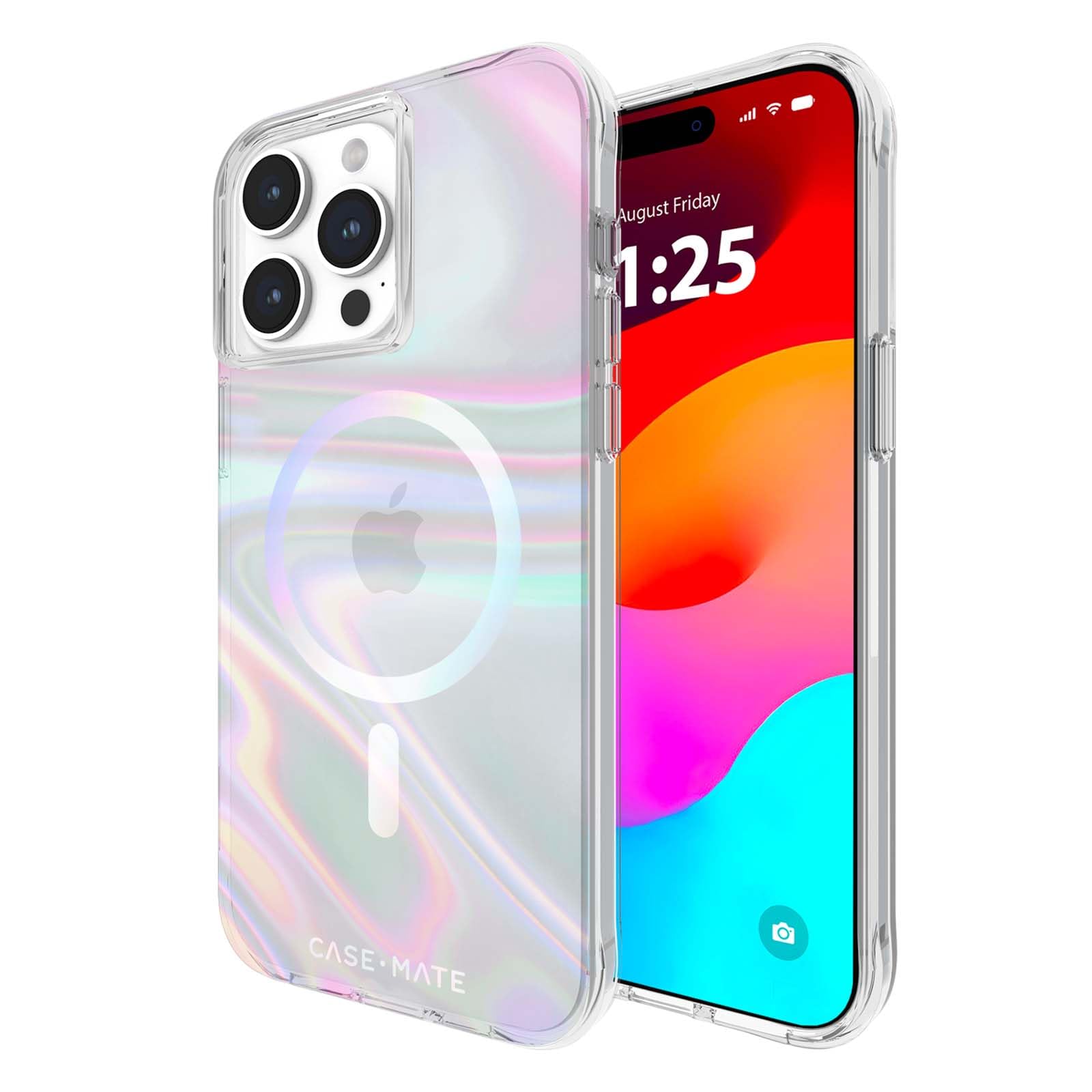 Case Mate Soap Bubble Apple Iphone 15 Pro Max Case For Women | Compatible W/ Magsafe | 12Ft Drop Protection | 6.7'' Iphone 15 Pr