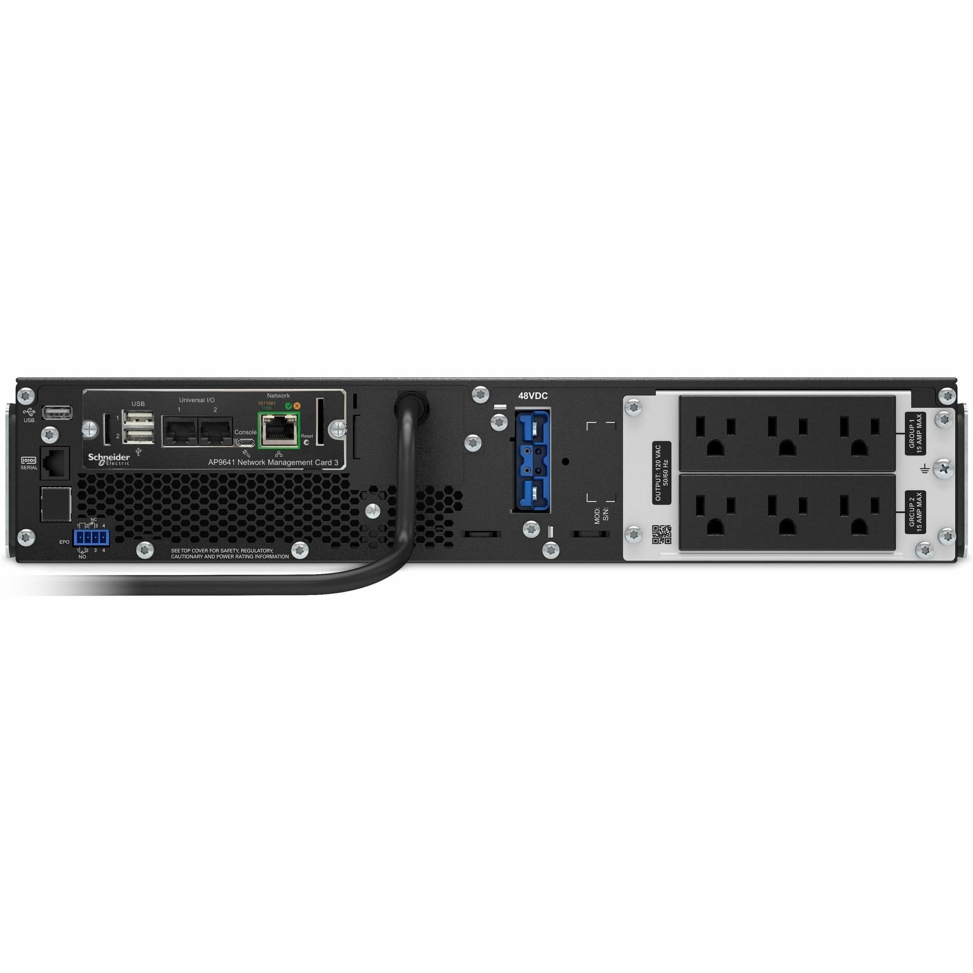 Apc Smart-Ups Srt 1000Va/900W Rack-Mount 120V 2U 6X15R 480J Uninterrupted Power Supply