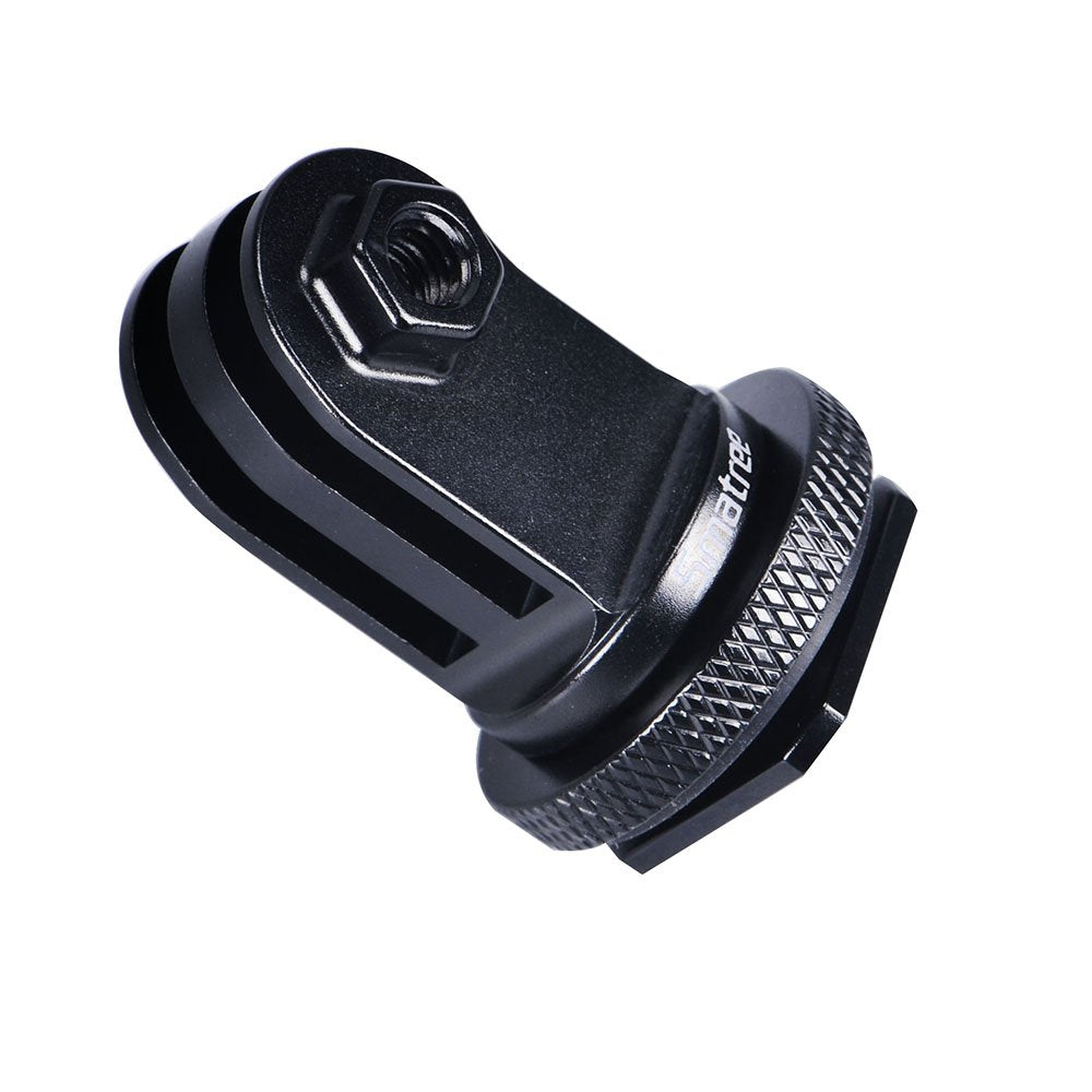 Smatree Full Aluminum Tripod Screw to DSLR Camera Flash Cold Shoe Mount Adapter Compatible for Gopro Hero 13/12/11/10/MAX/9/8/7/
