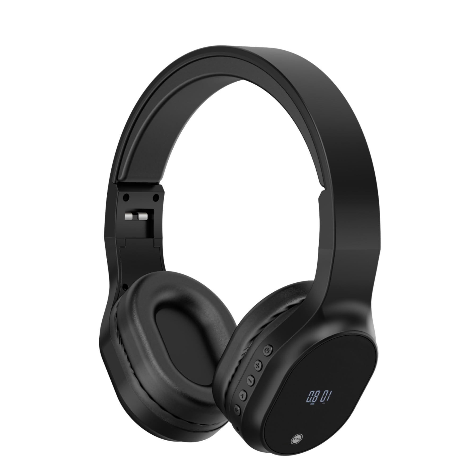 T.TAOMI FM Radio Headphones, Wireless Radio Headset for Mowing, Cycling, Jogging, Portable Radio with USB Power, LED Display Eas