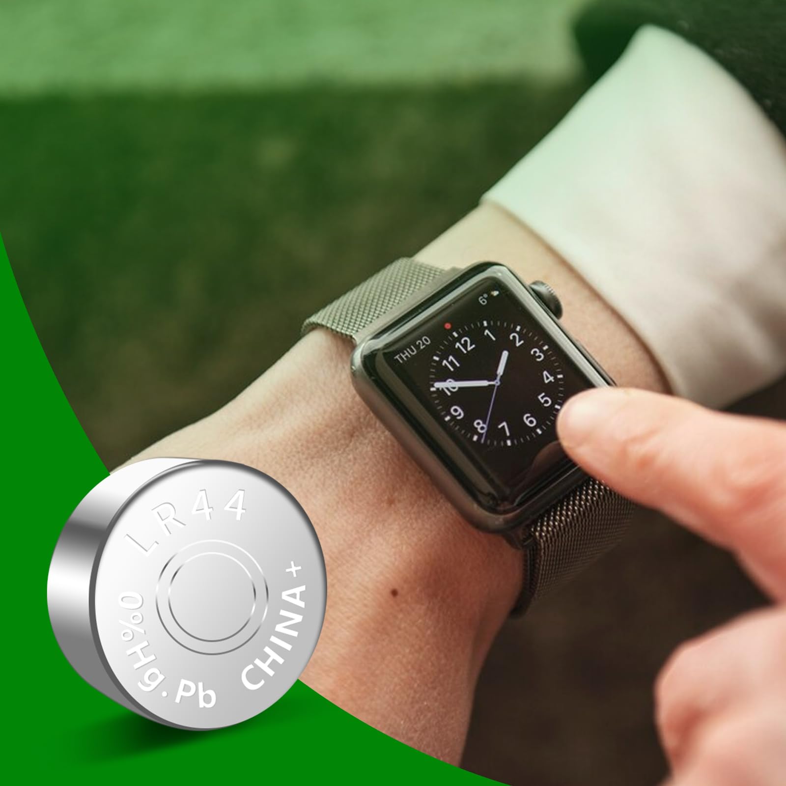 Tanatare 40 Pack Lr44 Alkaline Batteries, 1.5V Premium Button Coin Cell Long Lasting For Electronic Devices