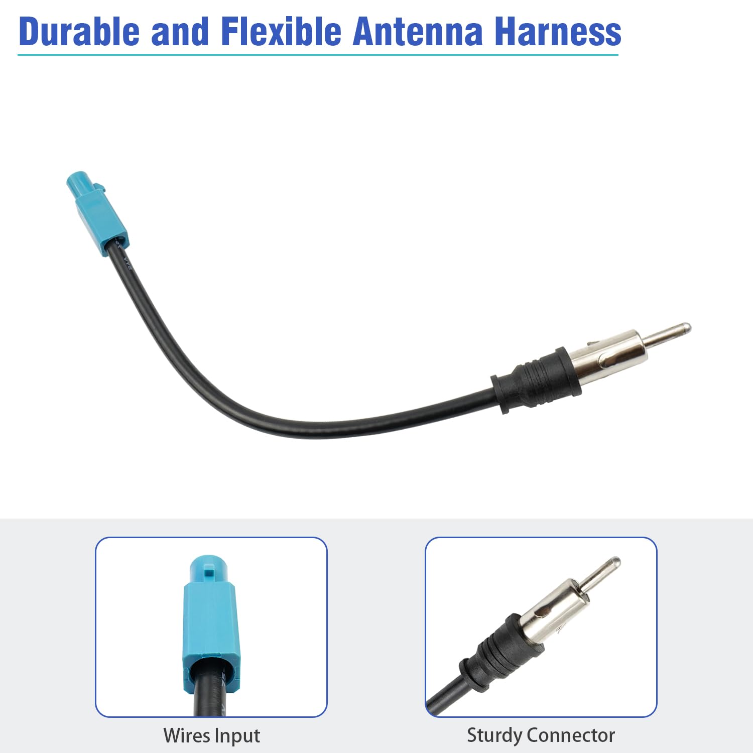 Jayubien Radio Stereo Antenna Adapter Replacement For Jeep Wrangler Grand Cherokee Patriot Compass Dodge Charger Journey Avenger